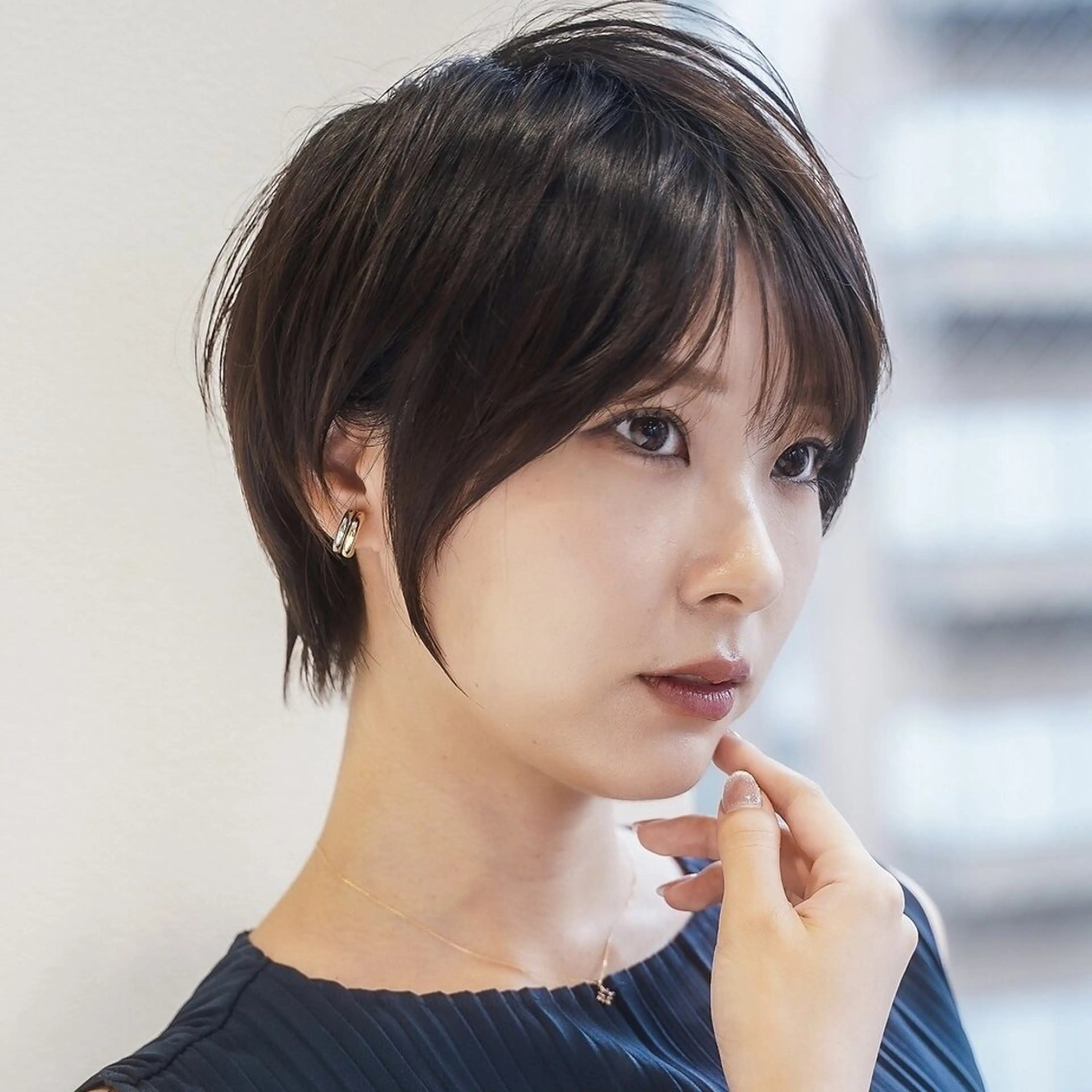 ショート ボブ ショートヘア 深夜まで営業中‼️ レム髪質改善のヘアスタイル