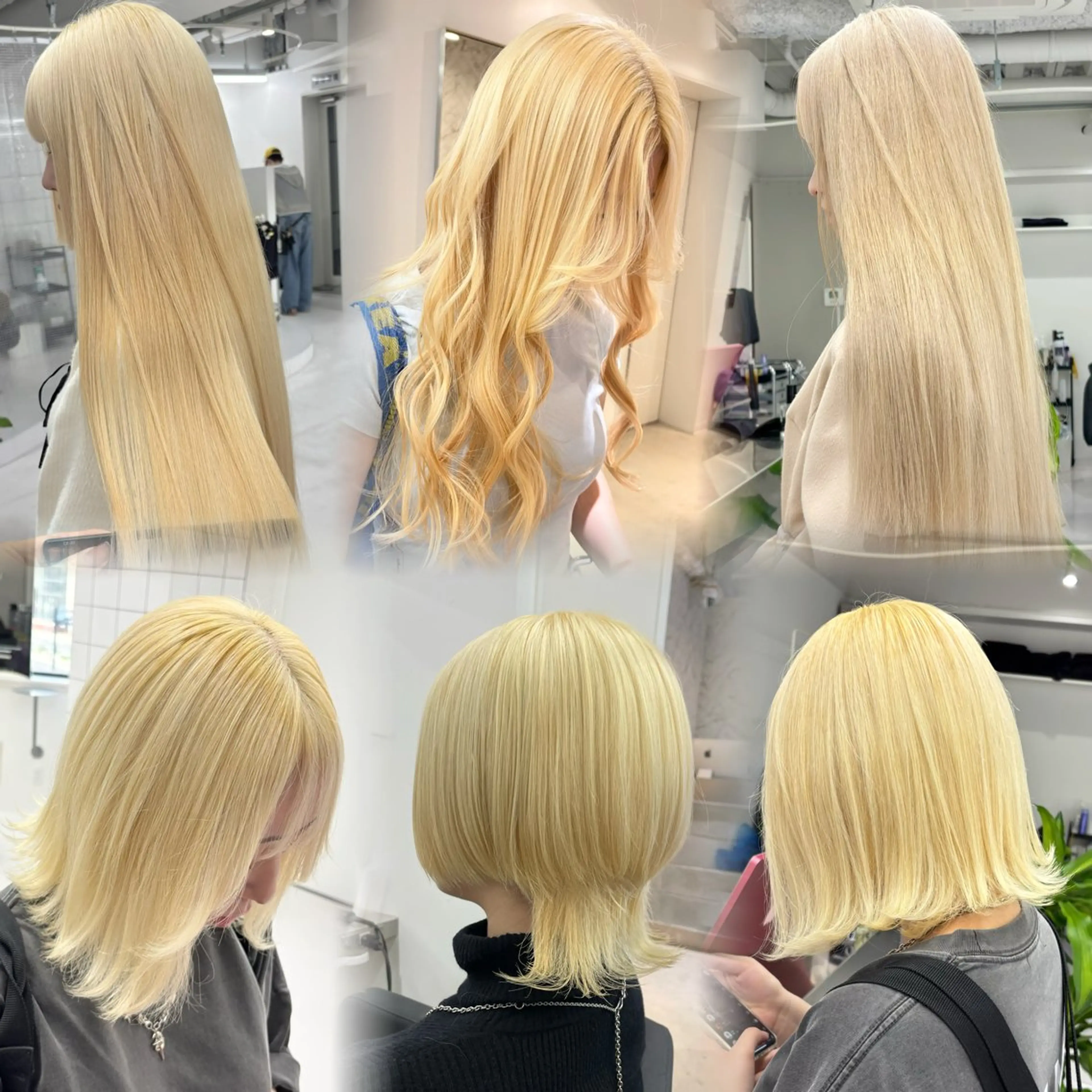 ミディアム カラー ヘアカラー トリートメント ヘアセット 🎗 💖井上 竜 ブリーチ指名No.1のヘアスタイル