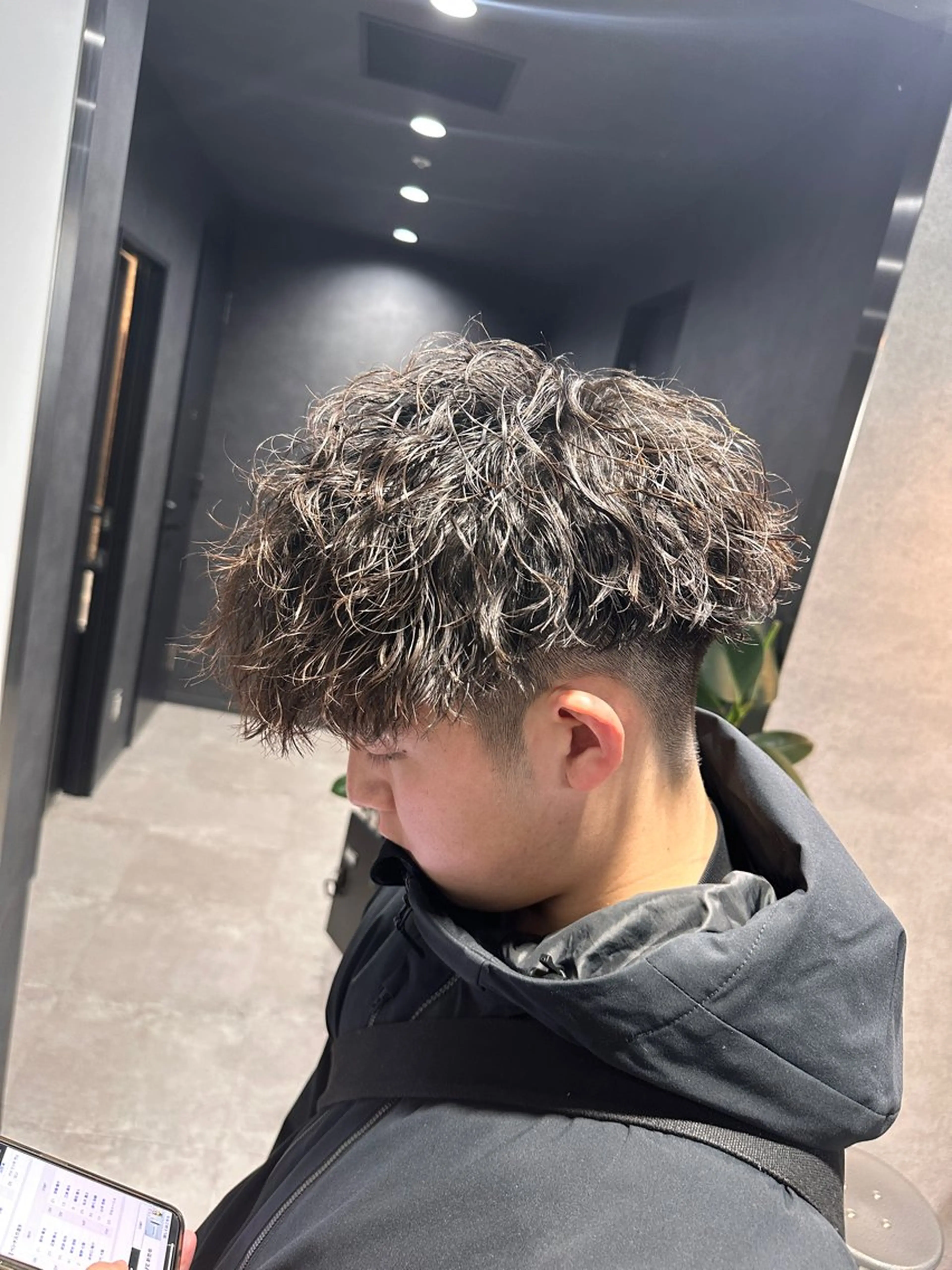 ショート パーマ メンズ 【メンズサロン】 BLUCK 横浜のヘアスタイル