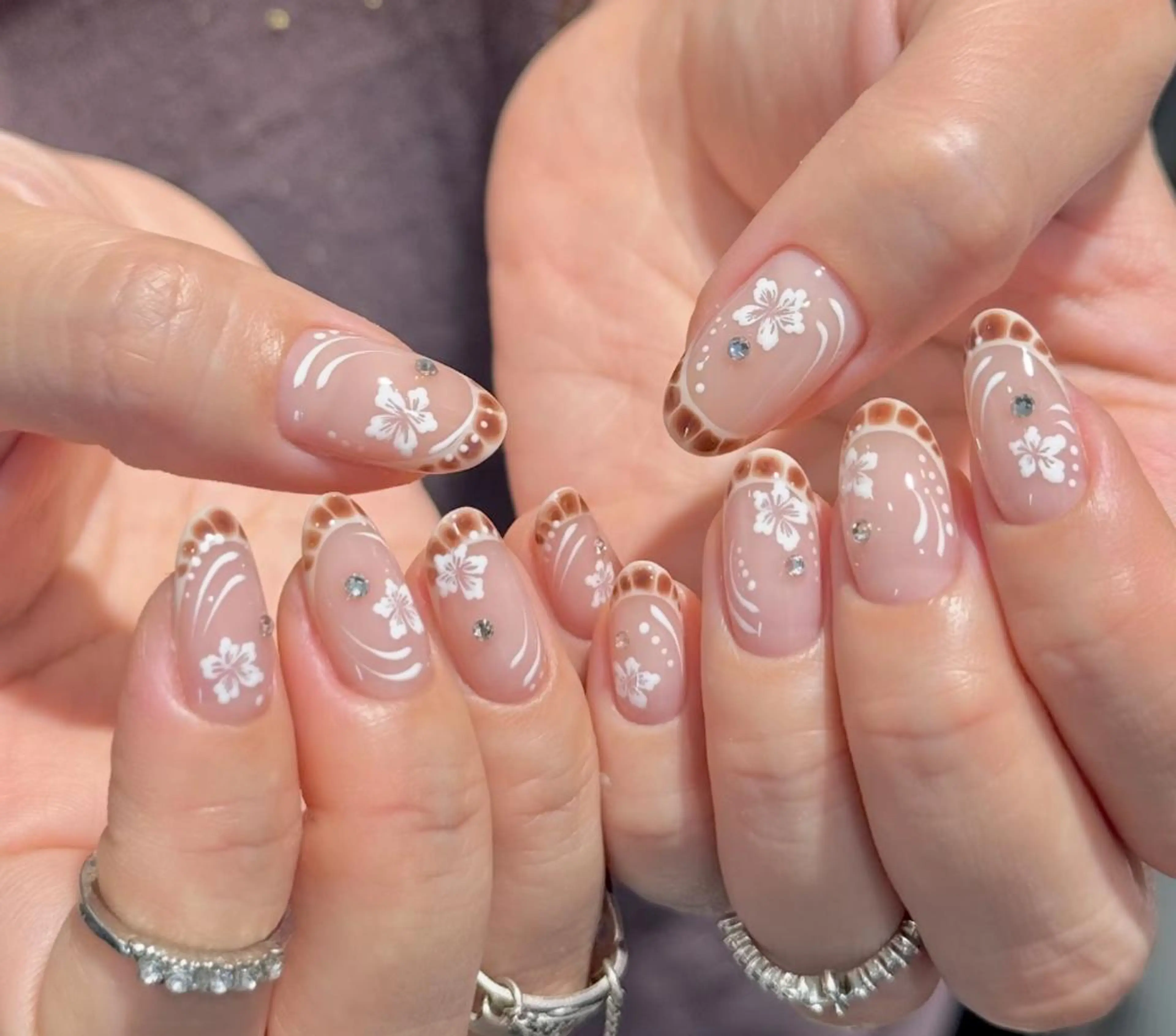 ネイル ハンドネイル By moonネイル 🌷ワンホン/韓国風のネイルデザイン