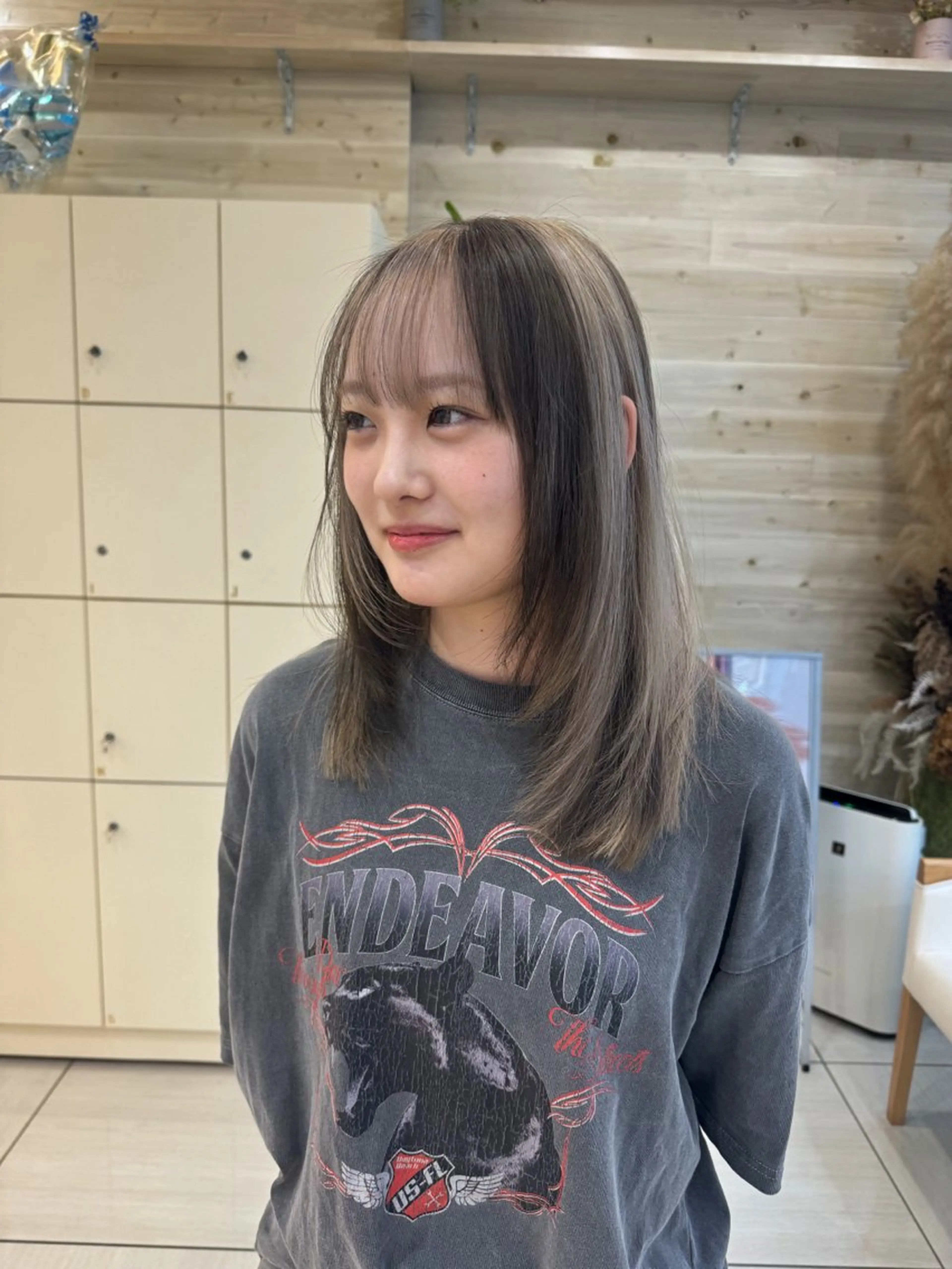 ミディアム カラー デザインカラー ヘアカラー Seeknext // Rukaのヘアスタイル