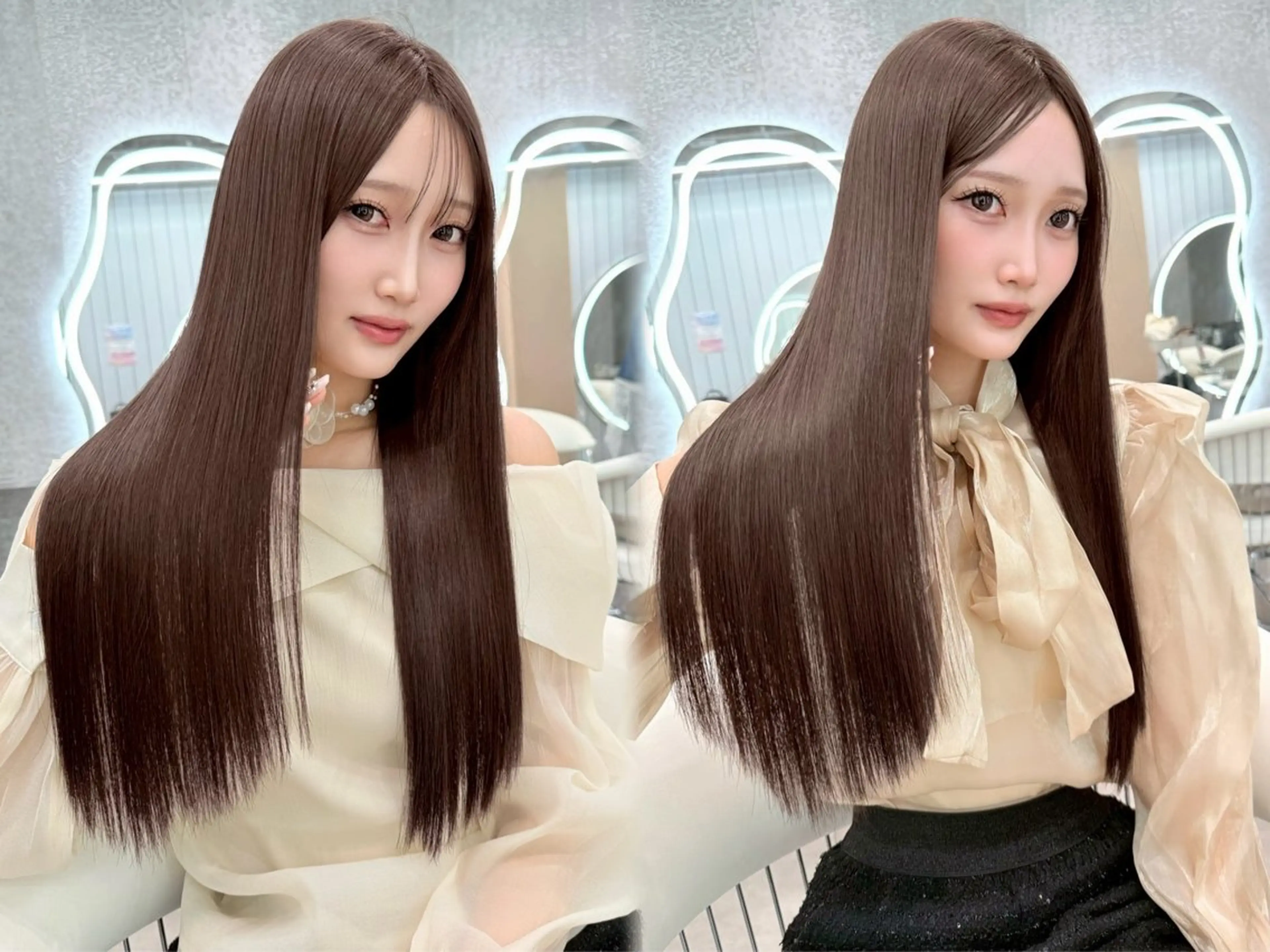 縮毛矯正 大宮🫧艶カラー🩵 YUIのヘアスタイル