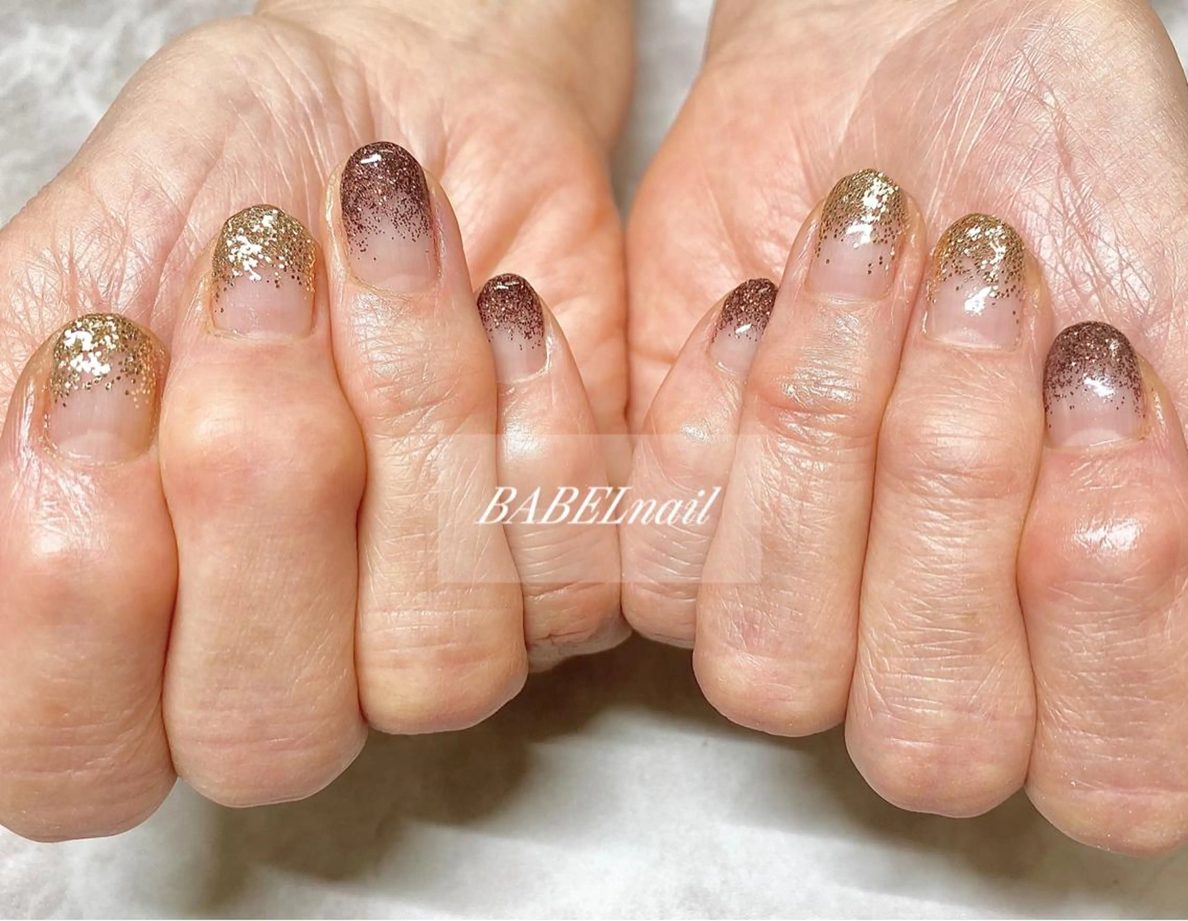 ネイル ハンドネイル BABELバベル所属・江戸川橋✨BABEL 【バベル】大人可愛いのネイルデザイン