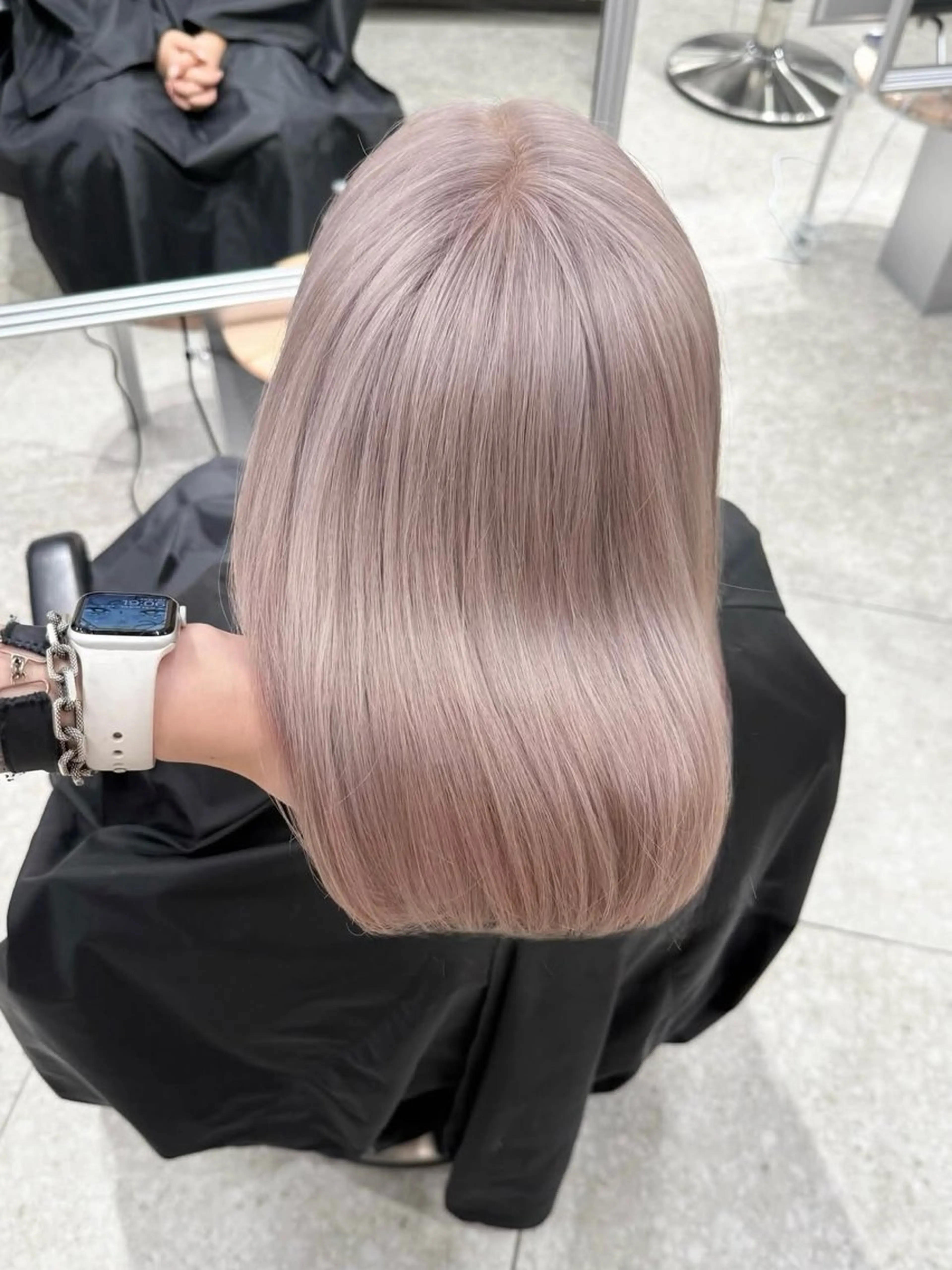 セミロング カラー PELE/ハイトーン /NATSUKIのヘアスタイル