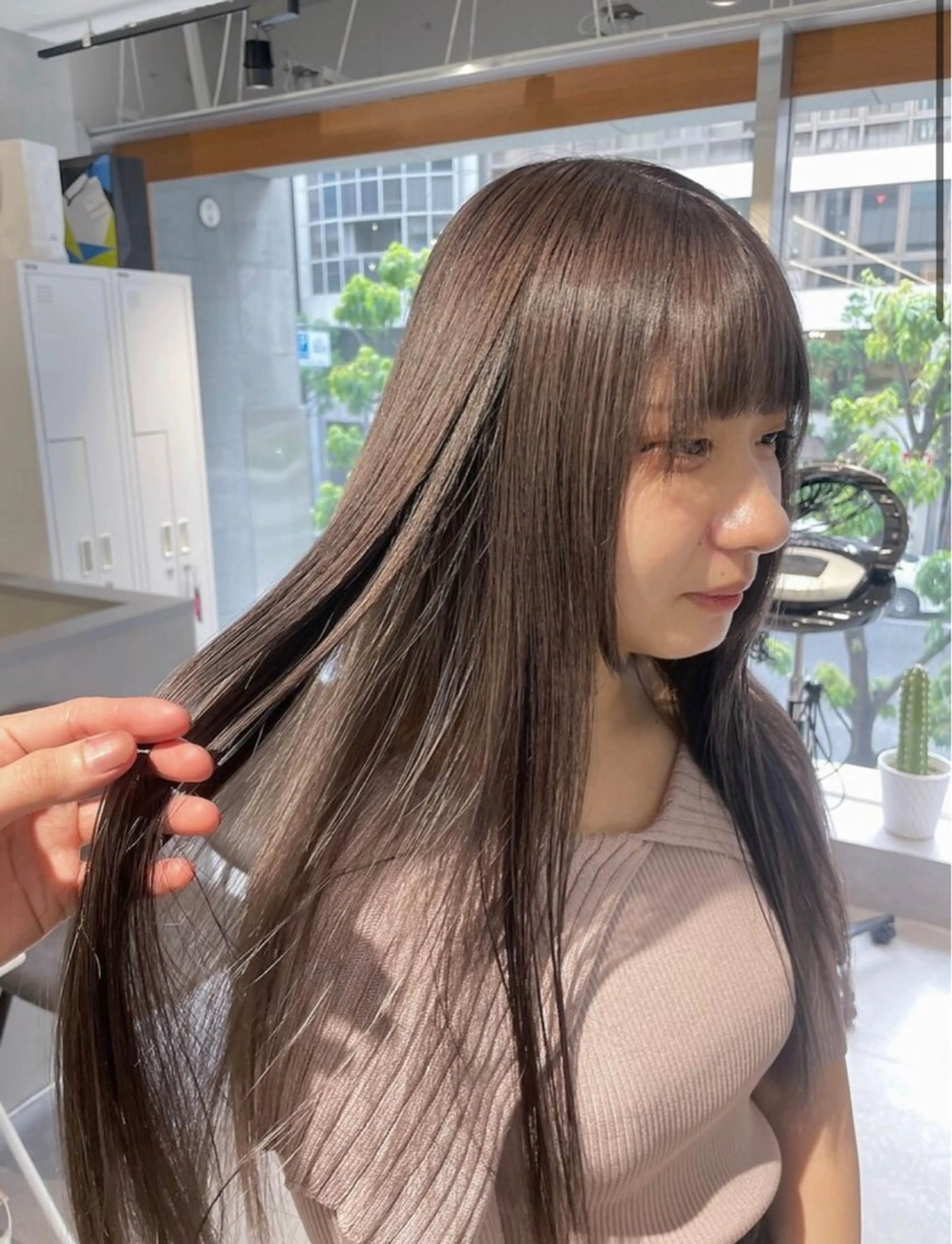 ロング カラー 心斎橋・北堀江 Bunt@のヘアスタイル