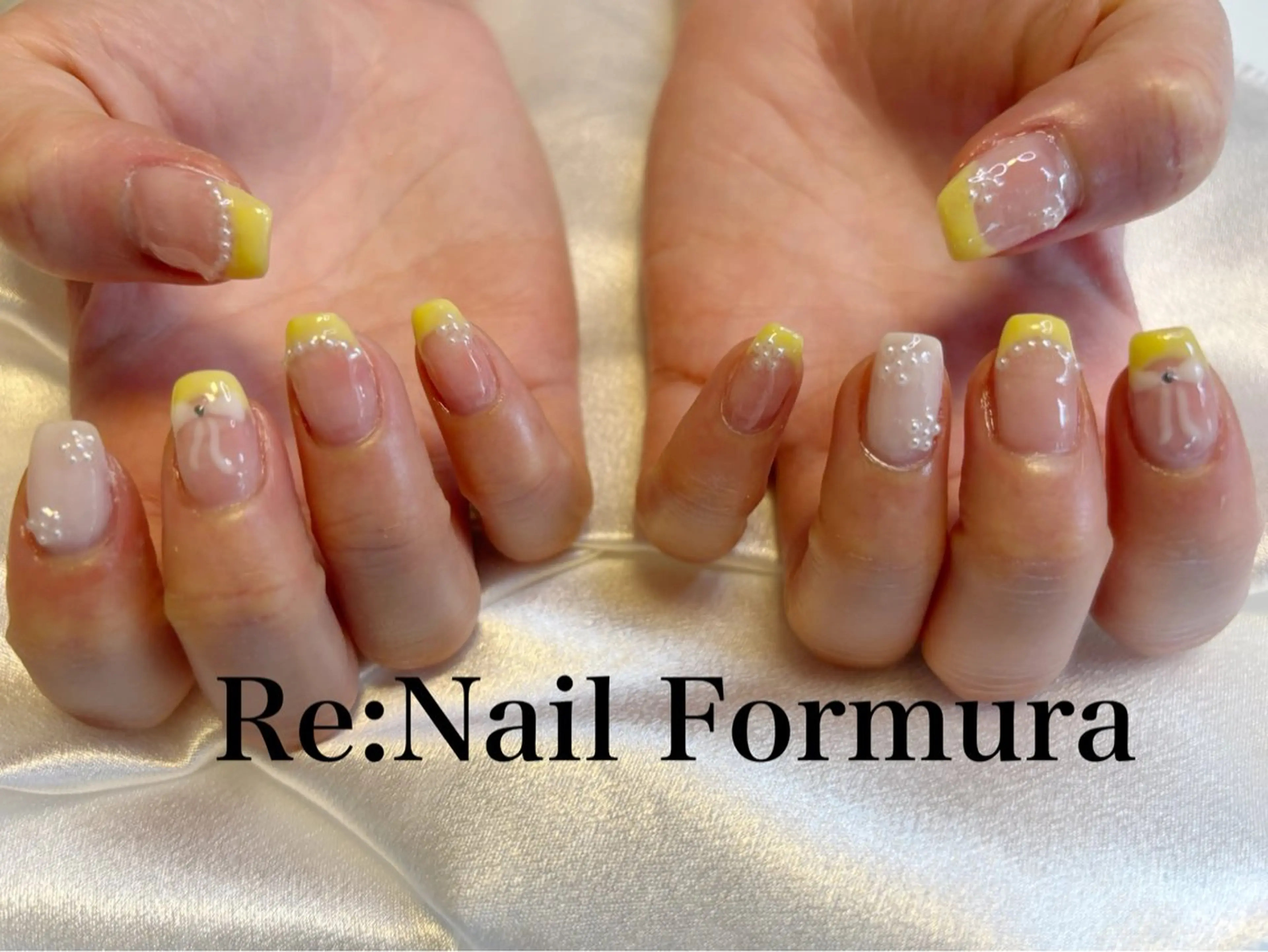 ミディアム ハンドネイル Re:Nail Formula所属・kido chieのネイルデザイン
