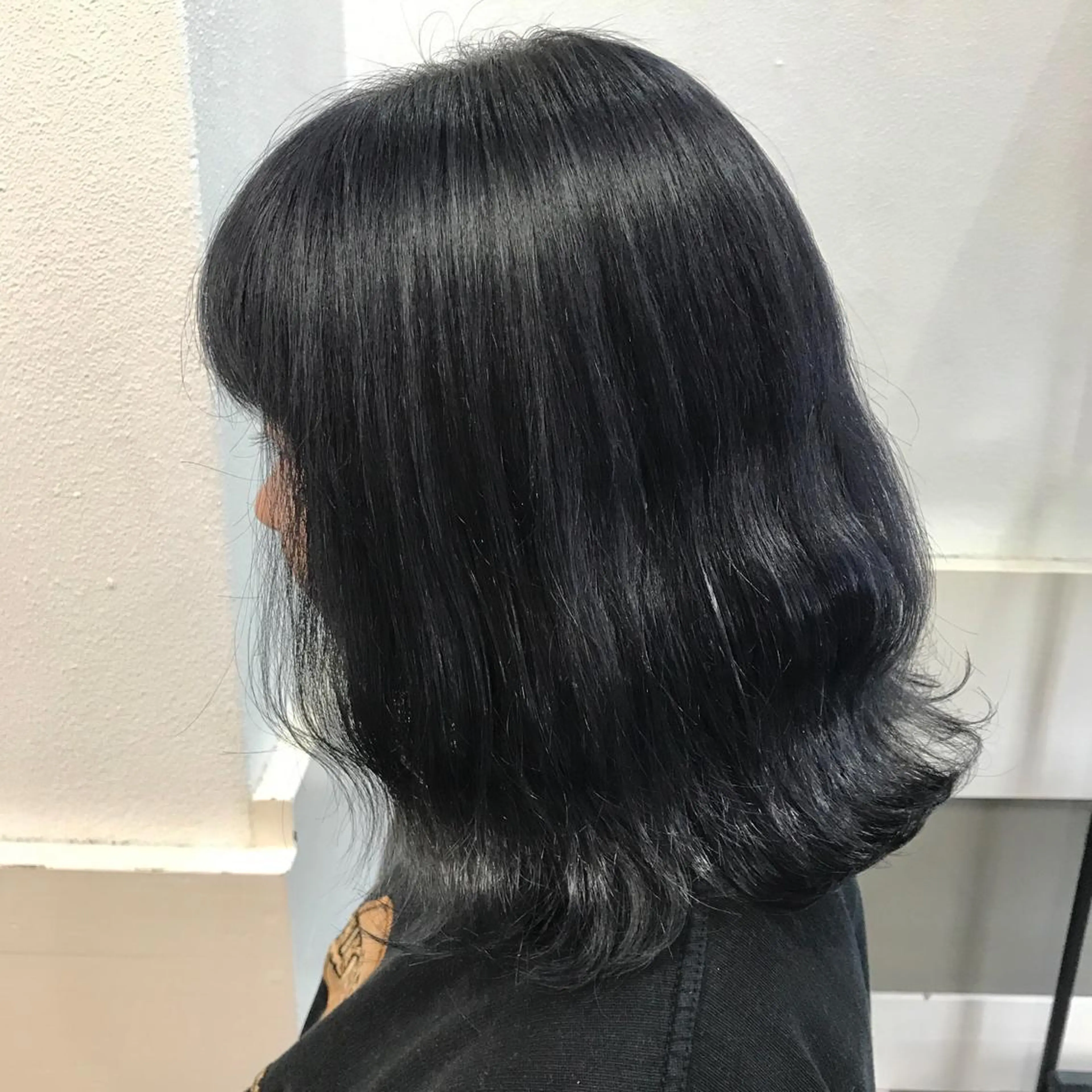 ショート カラー ヘアアレンジ ブルーカラー ブルーグレー ブルーグレージュ グレージュ カット ヘアカラー トリートメント GiseL天神カラー 髪質改善/ブリーチのヘアスタイル
