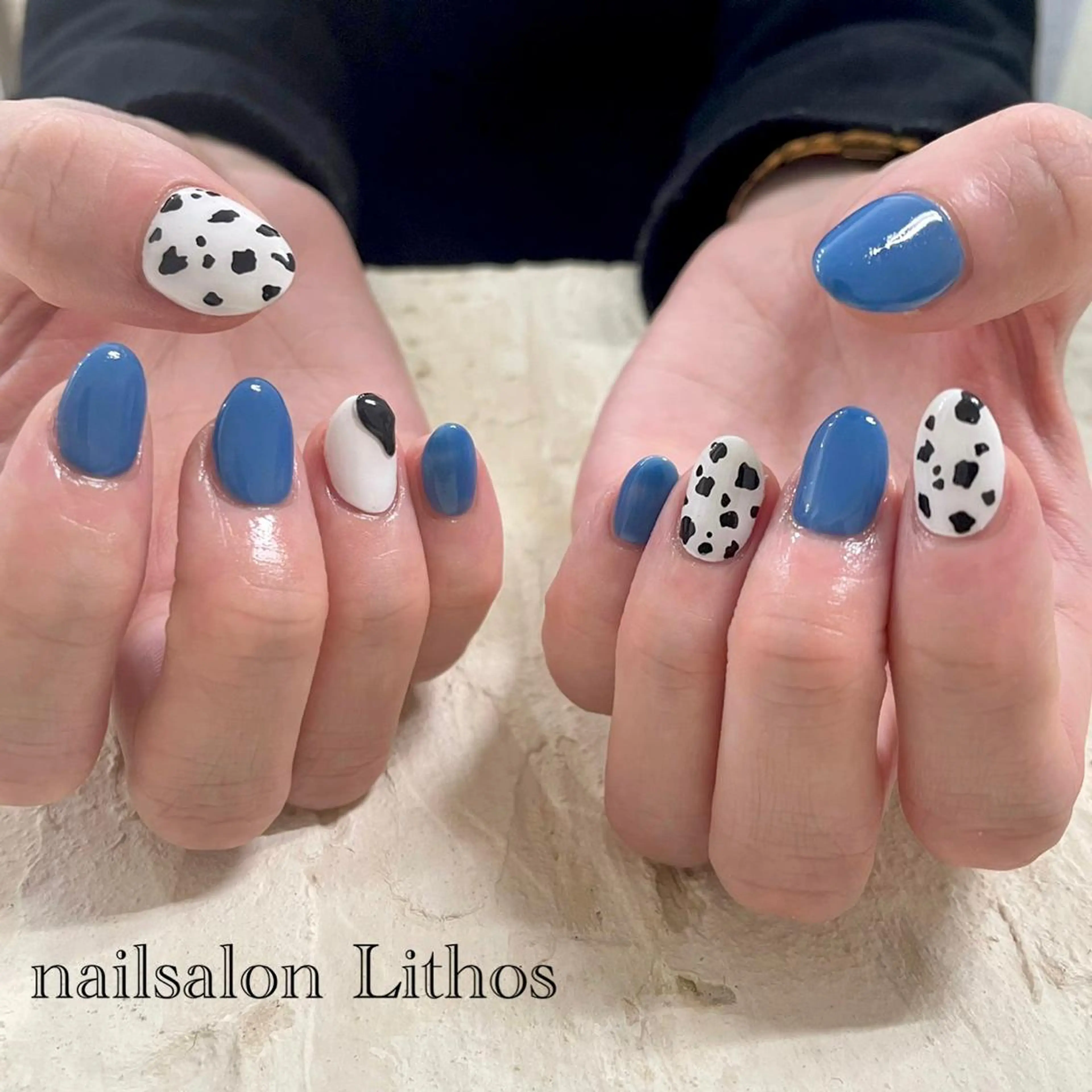 ネイル アニマル柄 ハンドネイル nailsalon Lithos所属・nailsalon Recontreのネイルデザイン