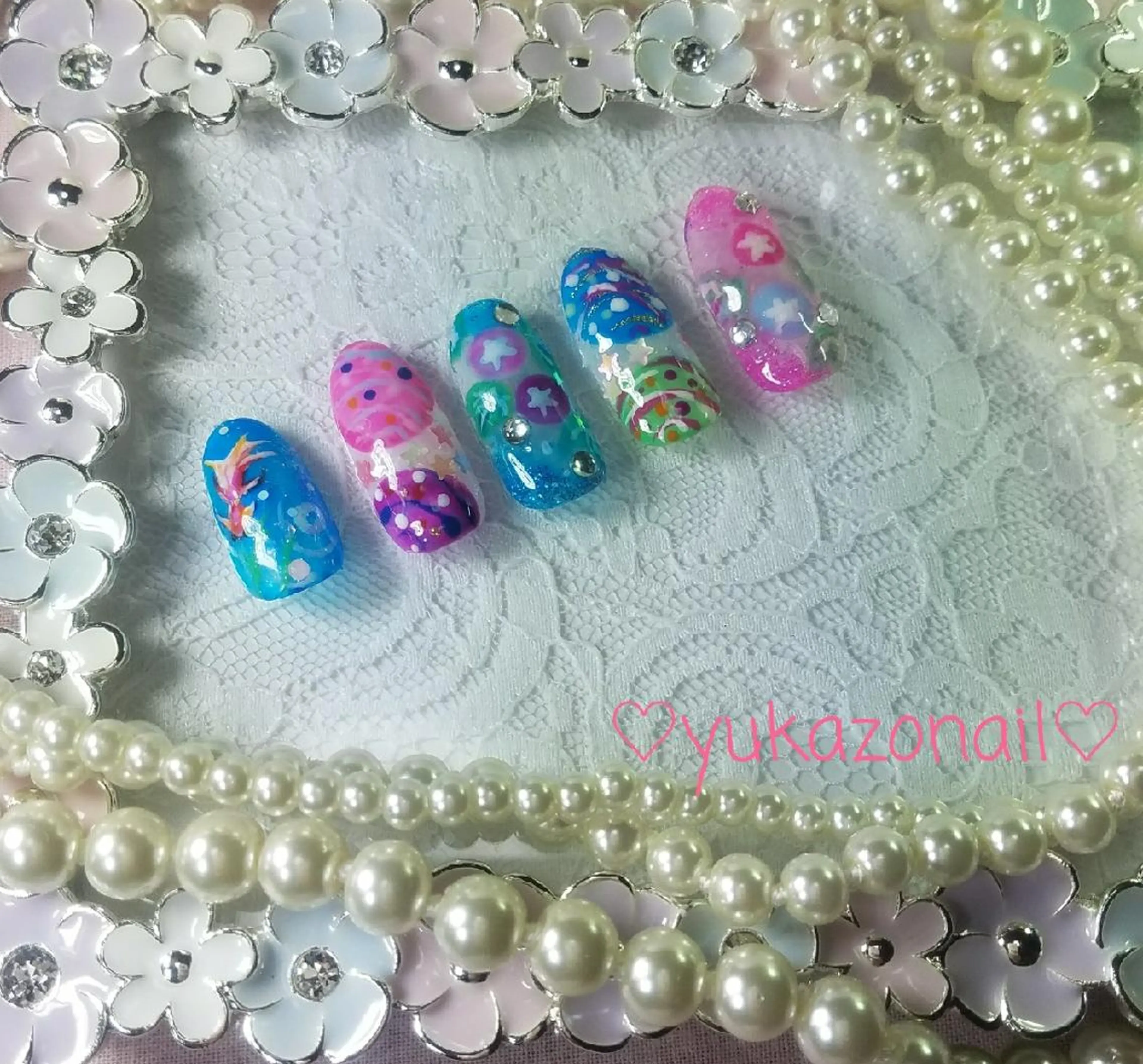 ネイル ネイルチップ nail atelier yuka所属・❤ yuka❤のネイルデザイン