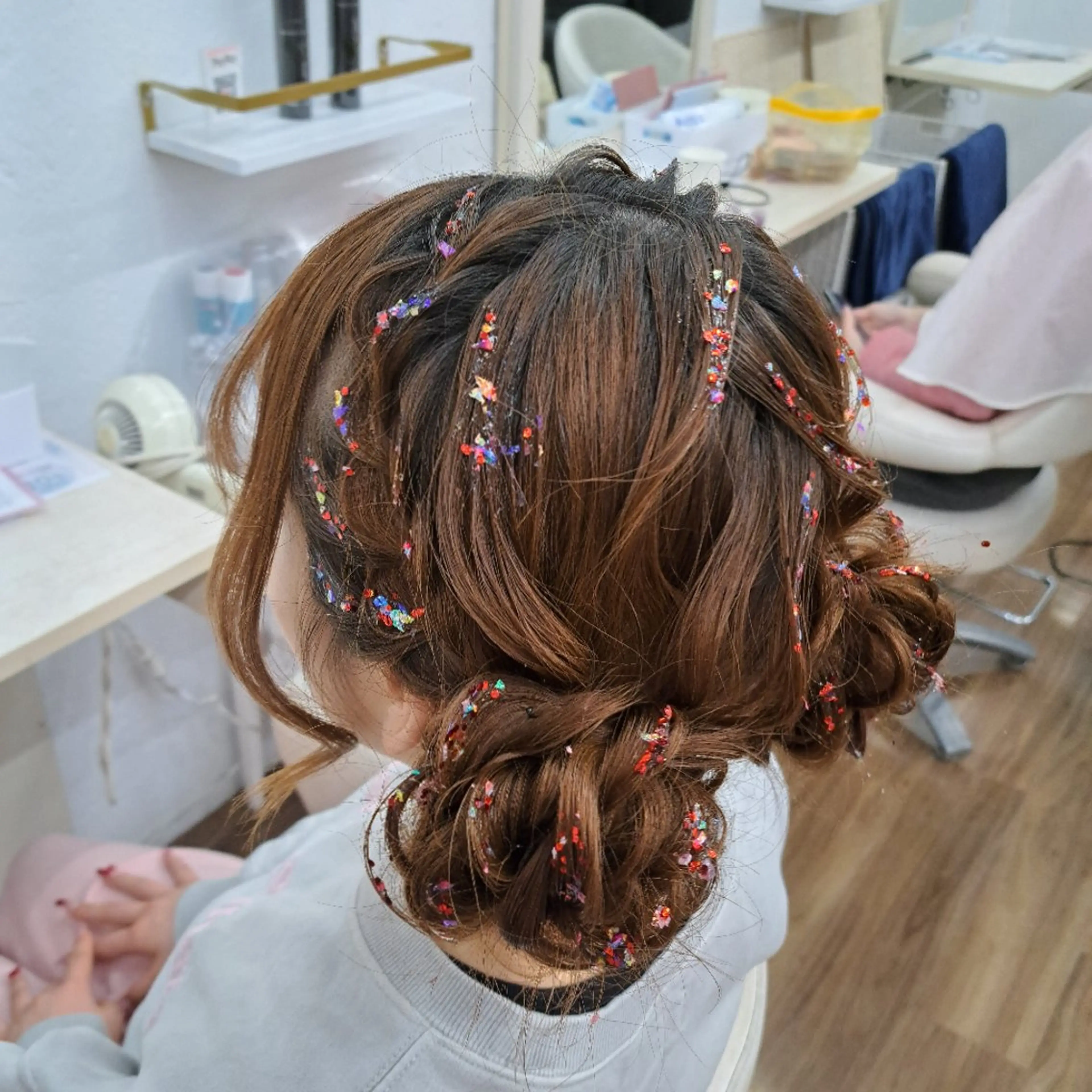 ロング ヘアアレンジ お団子ヘア ヘアセット GLOSS❤︎ Harunaのヘアスタイル