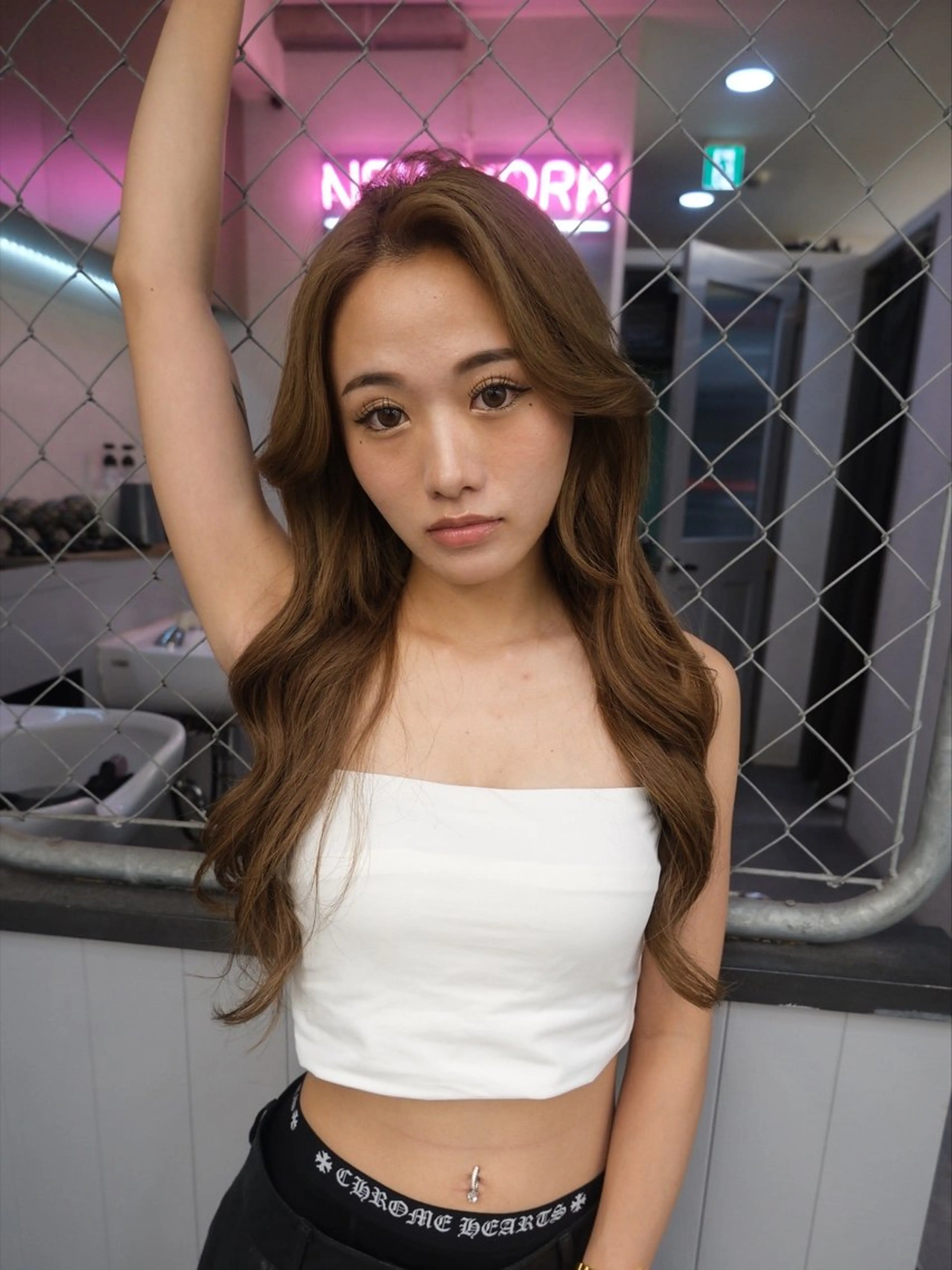 ロング カラー ベージュカラー ヘーゼル L.O.GSHIBUYA所属・酒井 隆斗のヘアスタイル