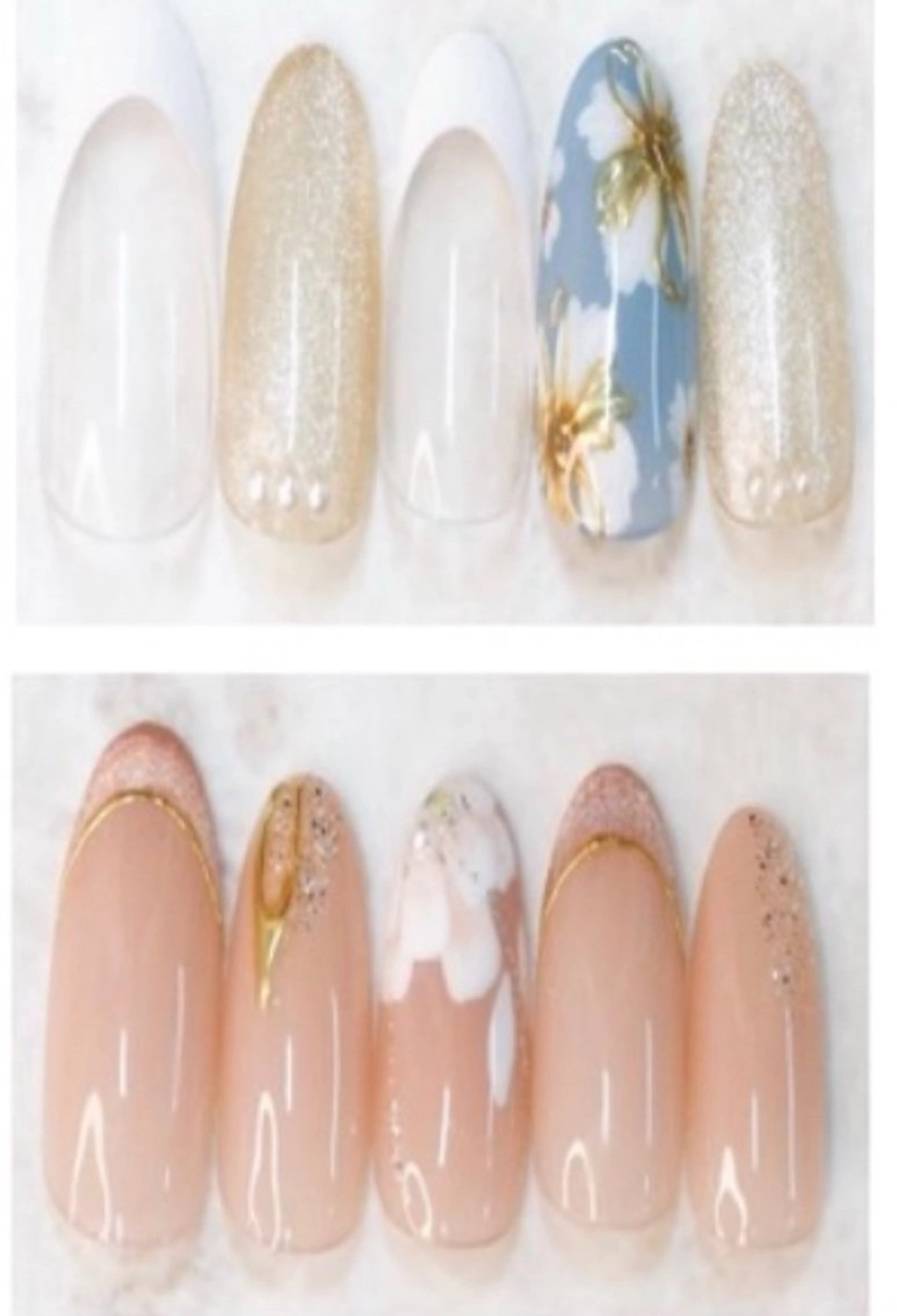 5/23  10:00！ハンドネイル(デザインは画像のどちらか)オフあり、1本長さだしOKの方のみの写真