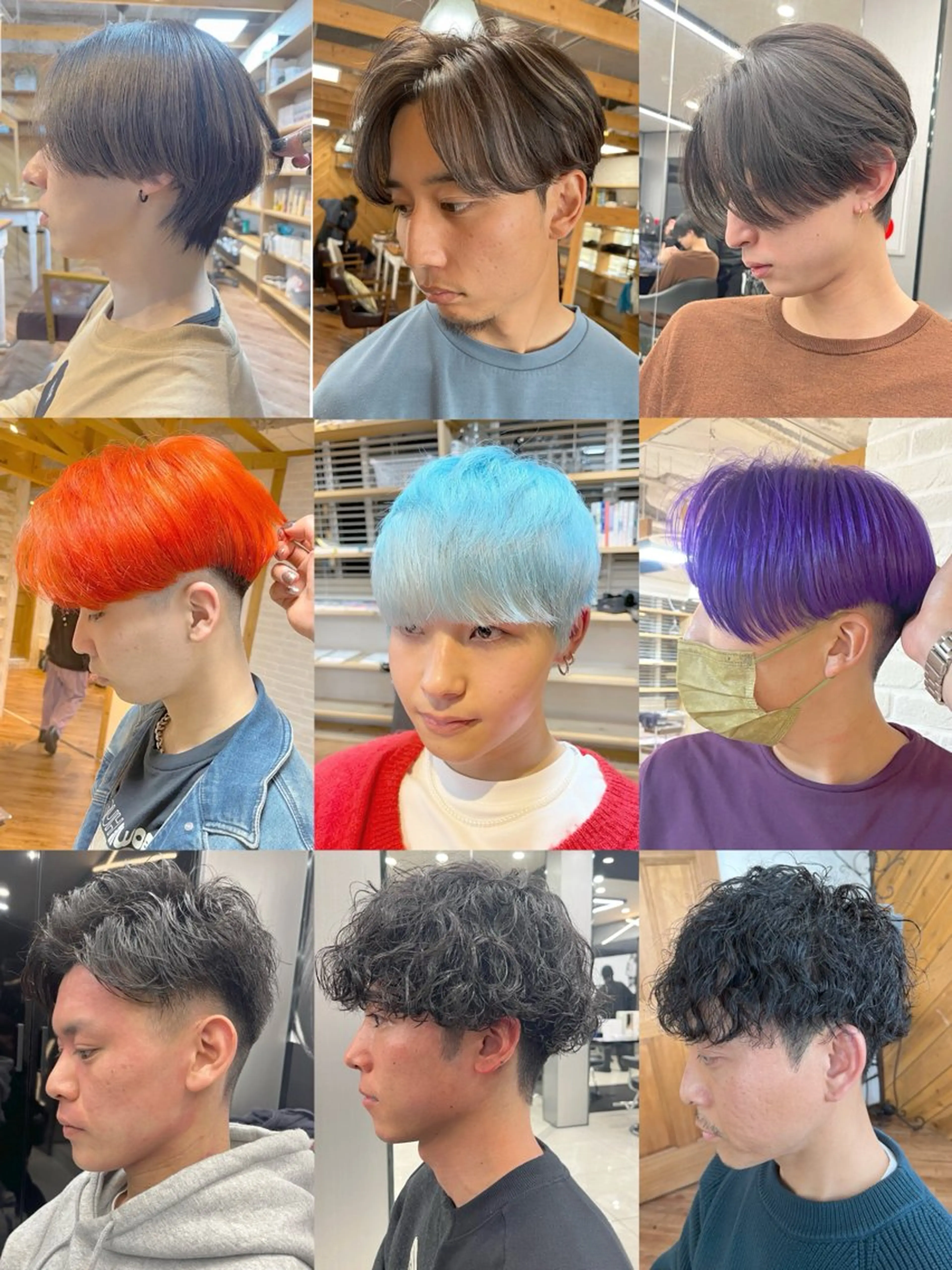 カラー パーマ メンズ hair salon Ranun髪質改善のヘアスタイル