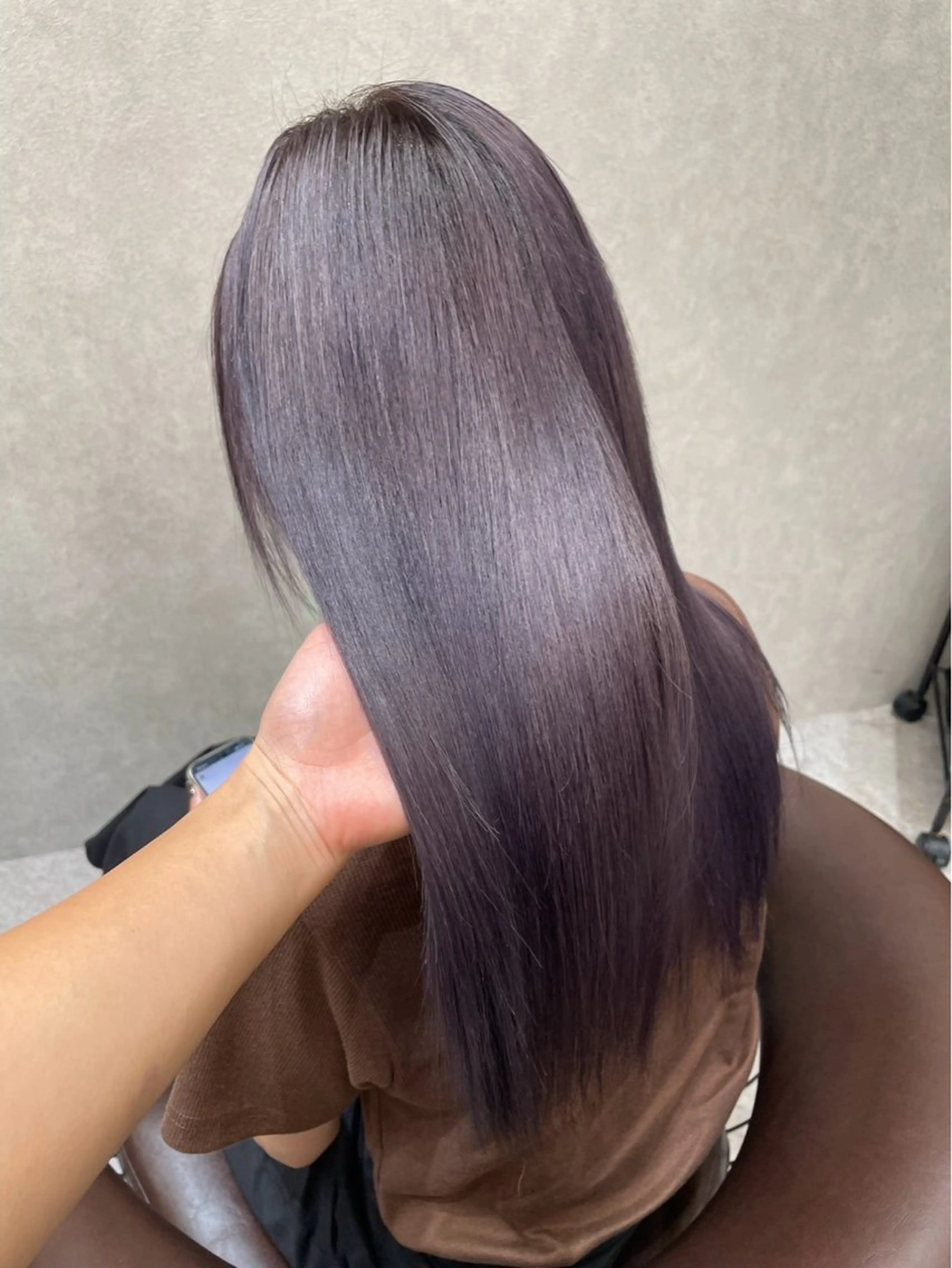 ロング カラー MOMOHA/ 🍑レイヤーカットのヘアスタイル