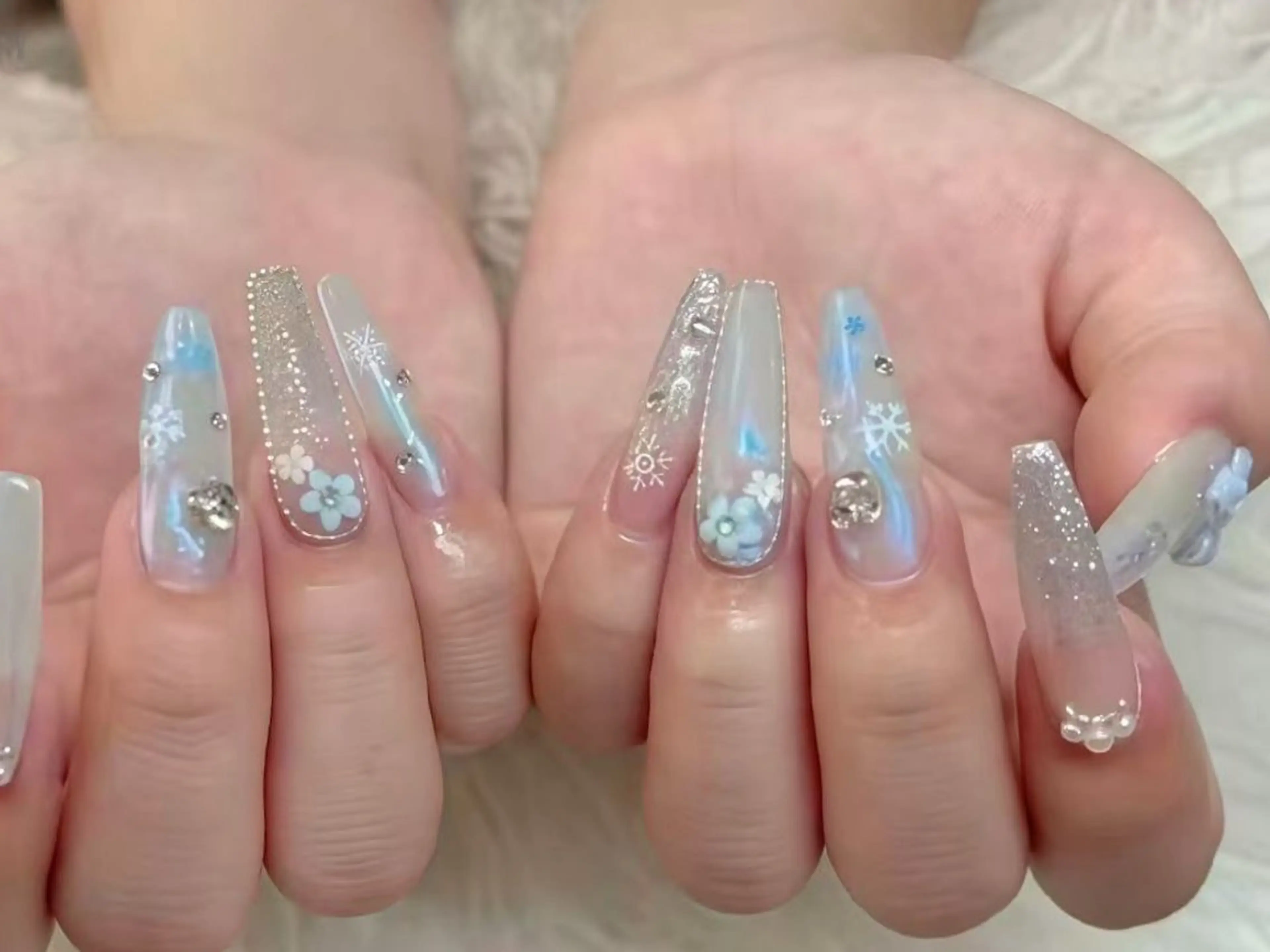 ネイル フットネイル フレンチネイル ジェルネイル ガラスフレンチ 韓国ネイル ハンドネイル ハンドケア The  Nail 新大久保店のその他イメージ