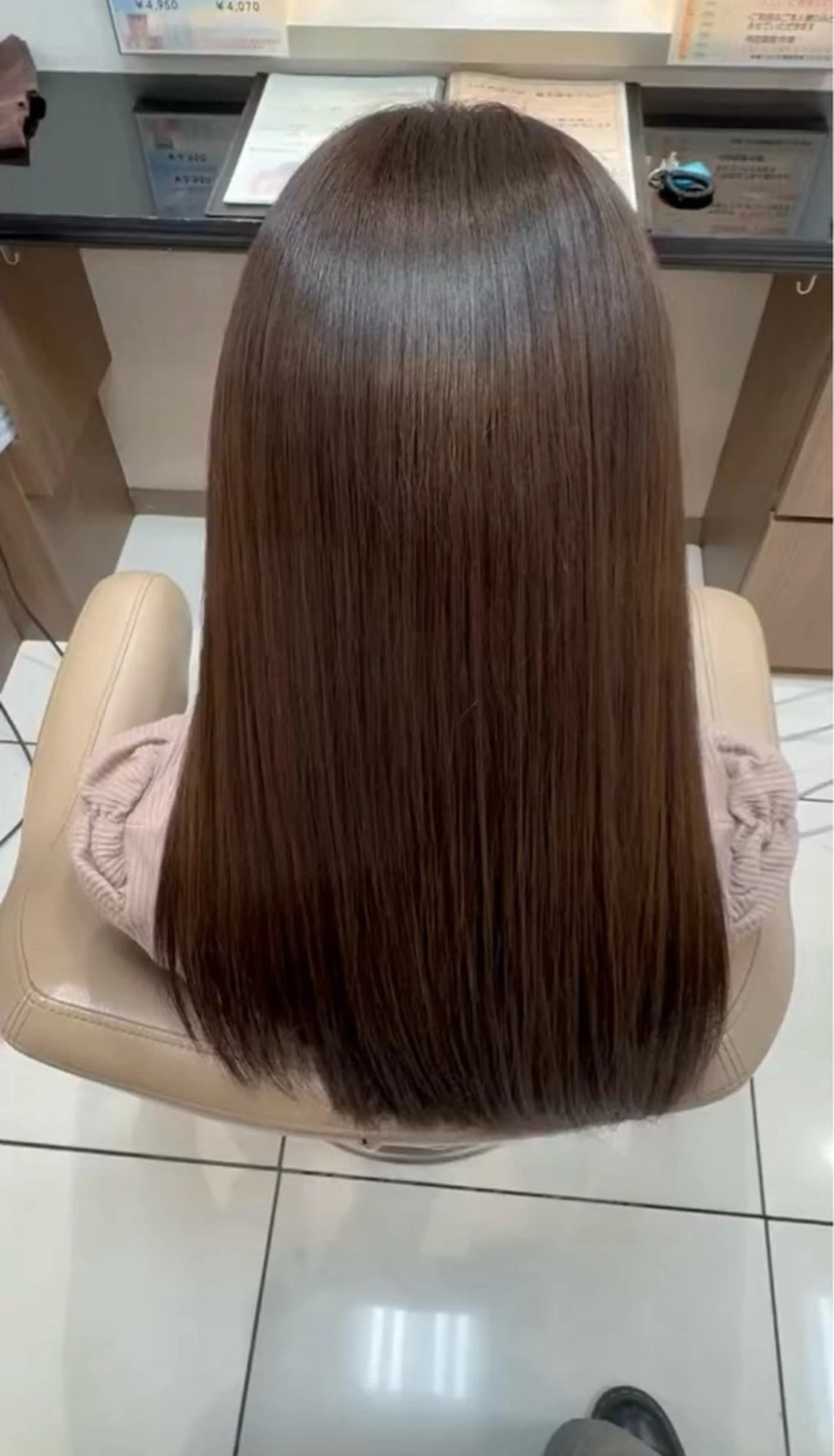 ロング カラー ヘアカラー トリートメント らんと  ︎︎のヘアスタイル