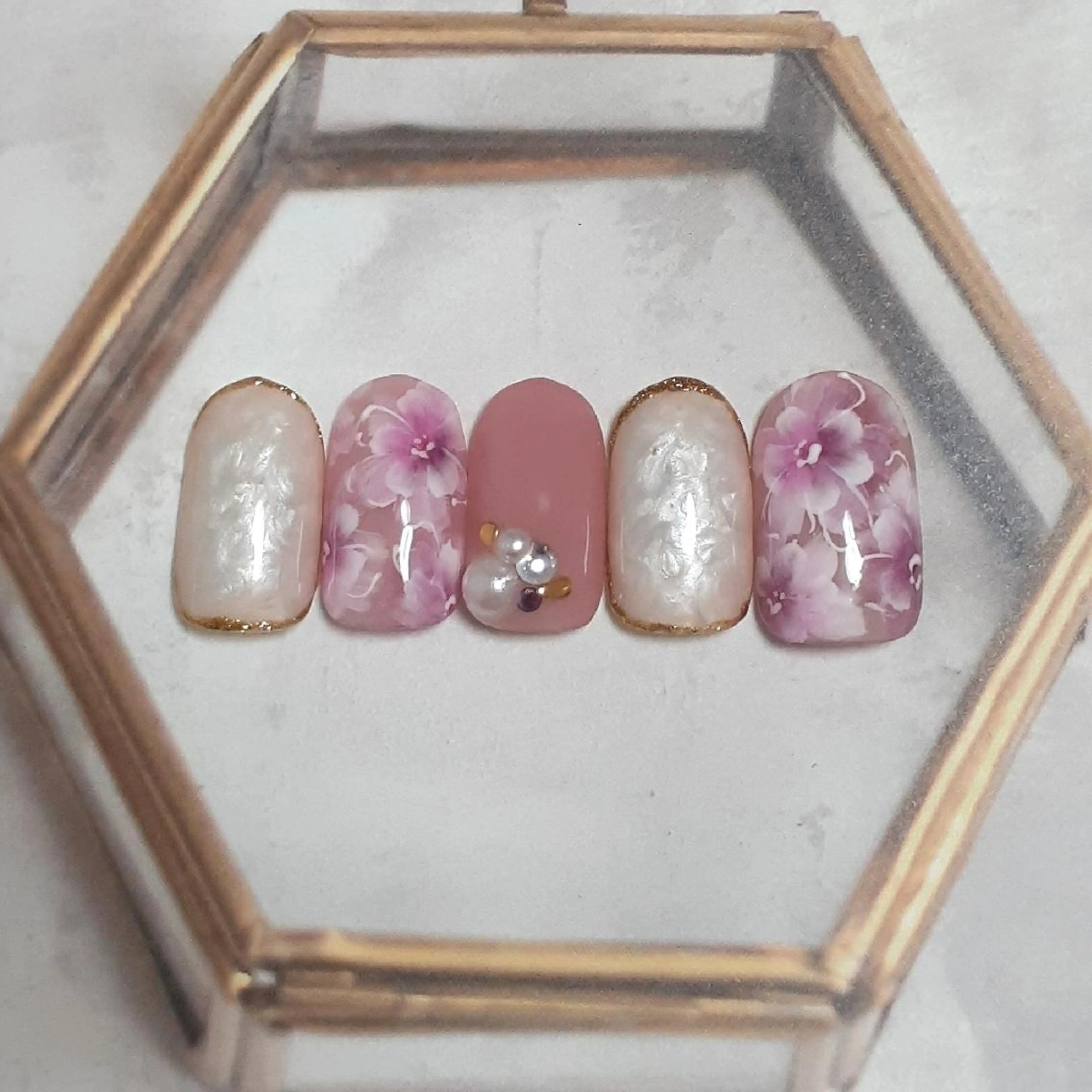 ネイル フラワーネイル ハンドネイル 池元 真由美のネイルデザイン