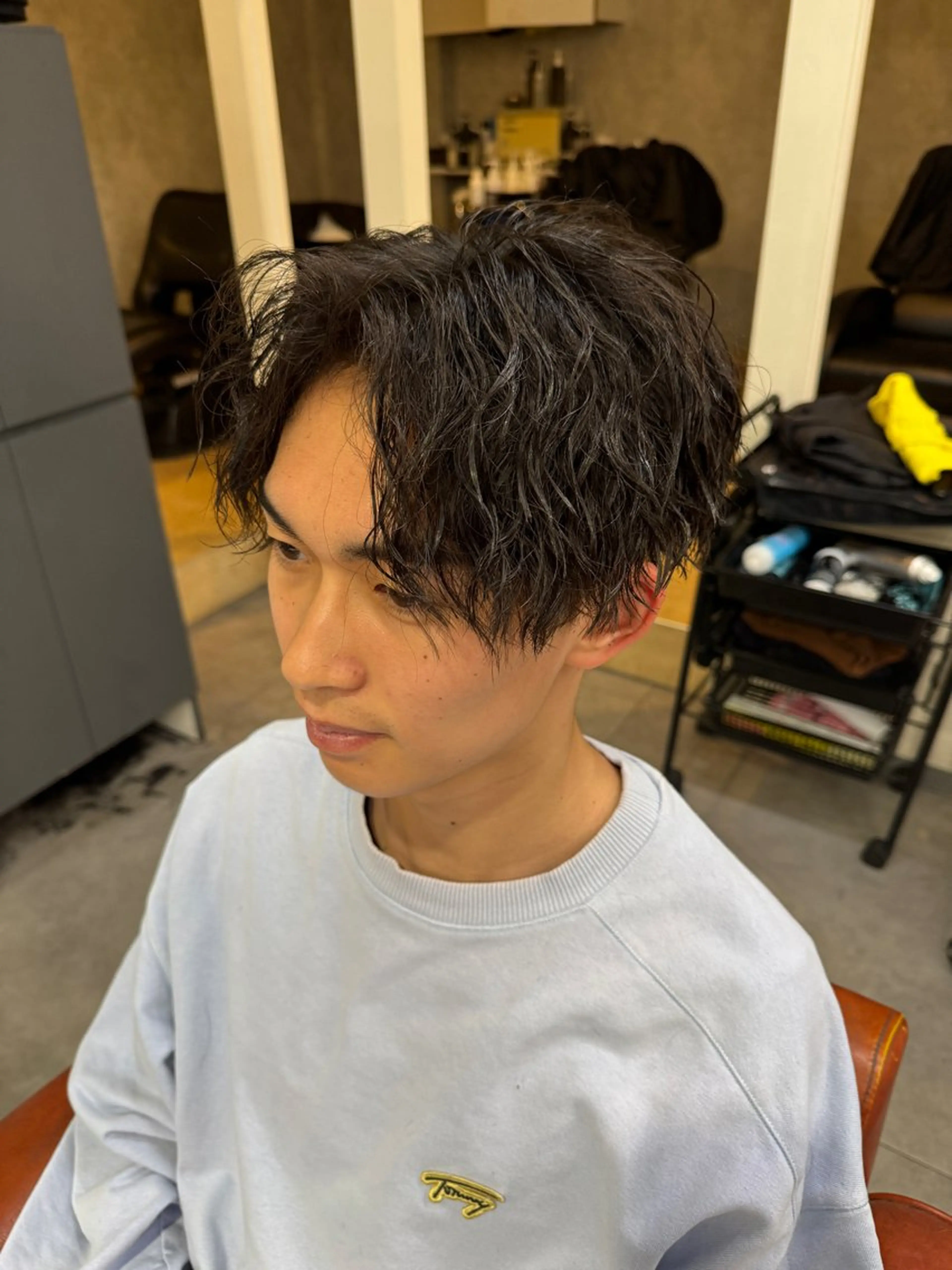 パーマ メンズ 京都駅/メンズサロン 山田司のヘアスタイル