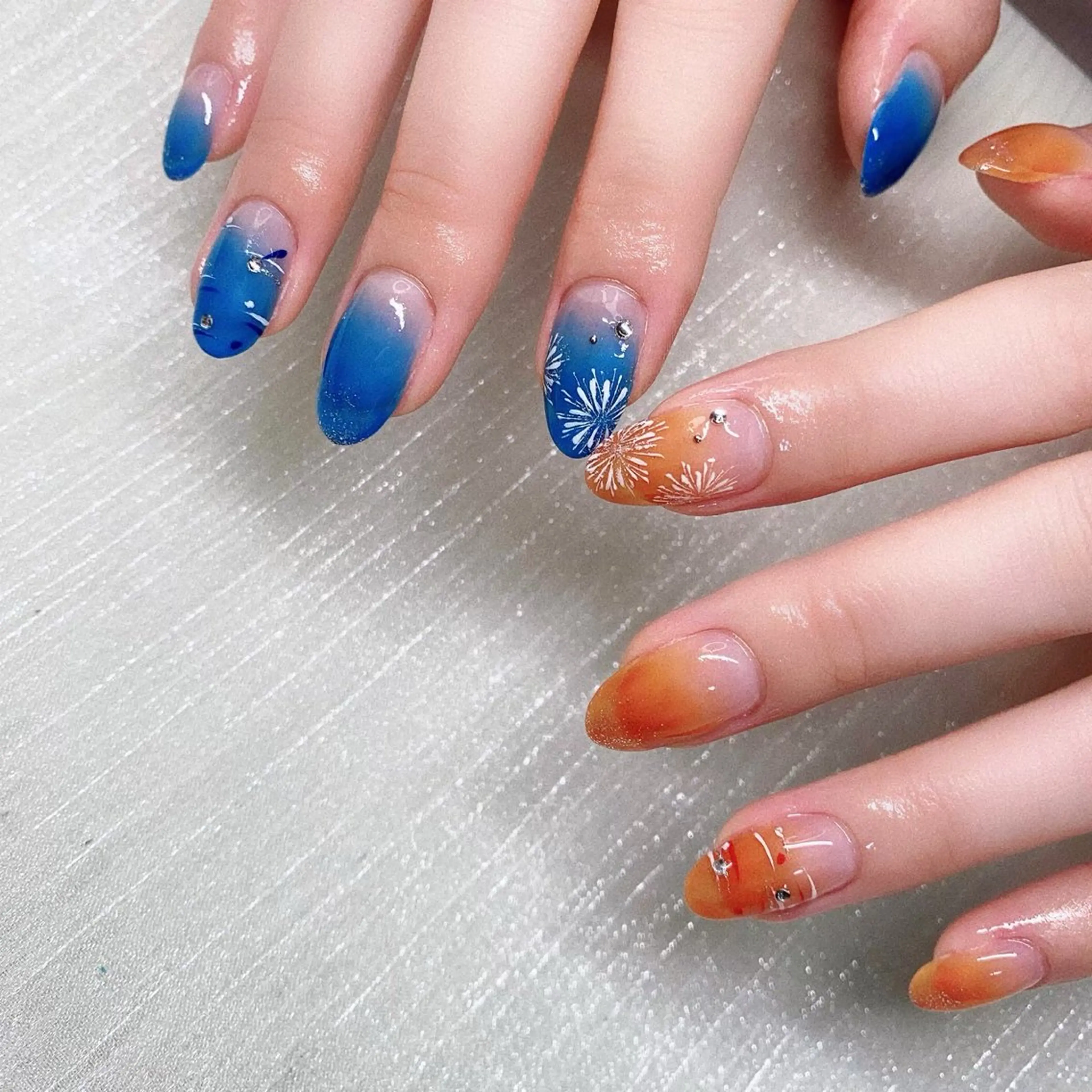 ネイル 長さ出し ハンドネイル Nailist SUZU所属・Nailist suzuのネイルデザイン