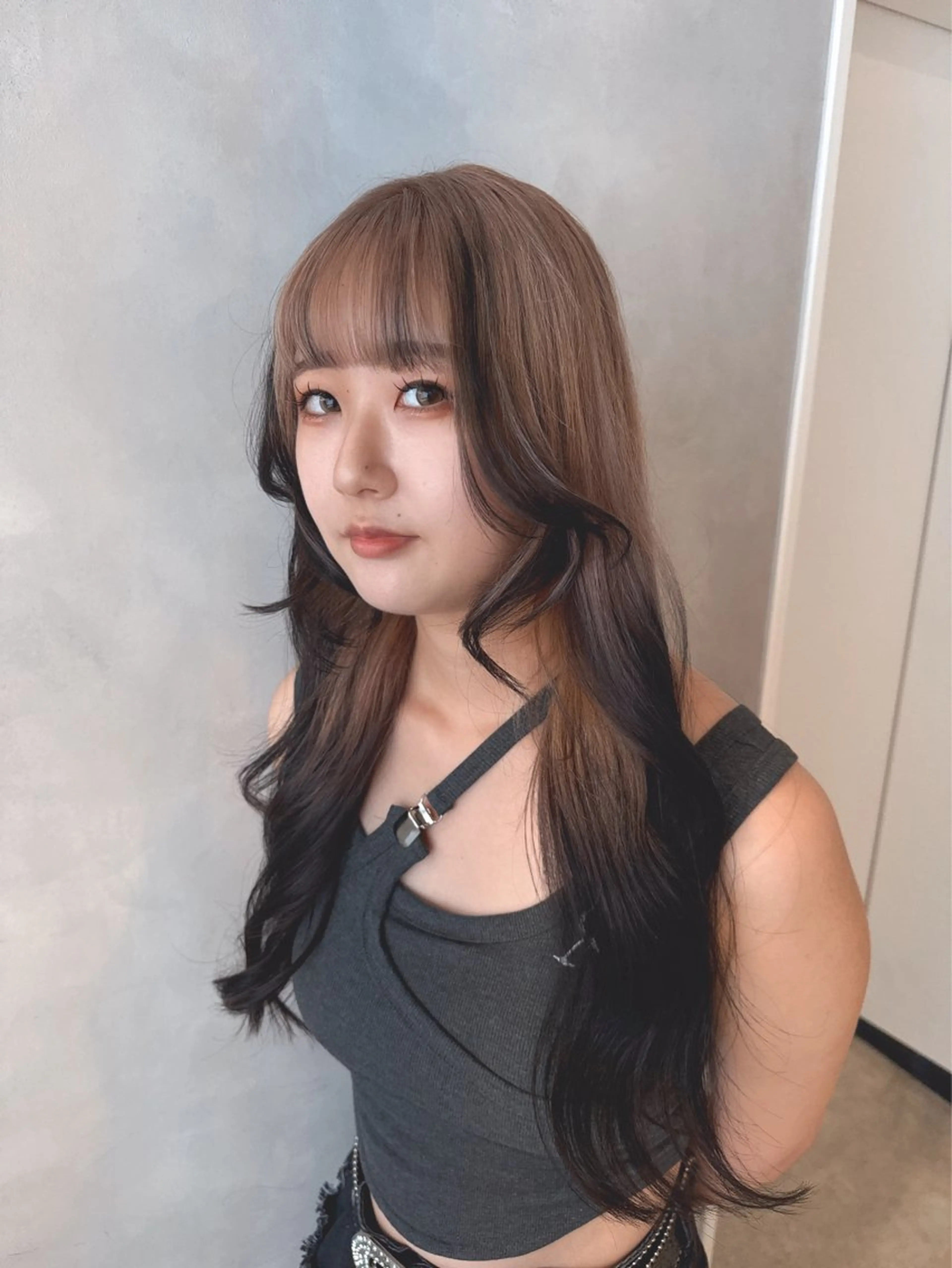 ロング カット ヘアカラー トリートメント 透明感カラー✨艶髪 制作🌱山根あゆみのヘアスタイル