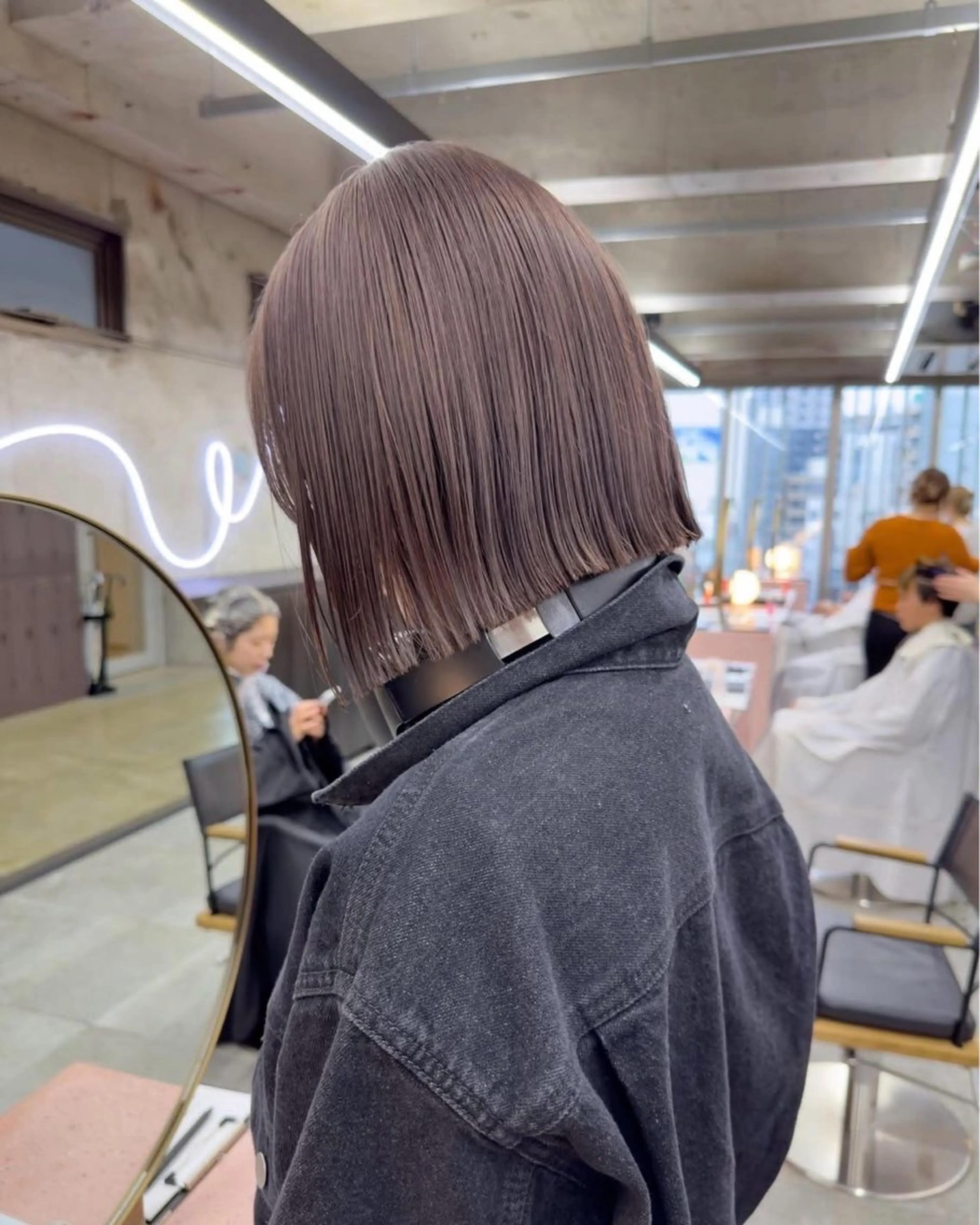 ミディアム カット ヘアカラー 森綱 悠 /ボブ/ブリーチのヘアスタイル