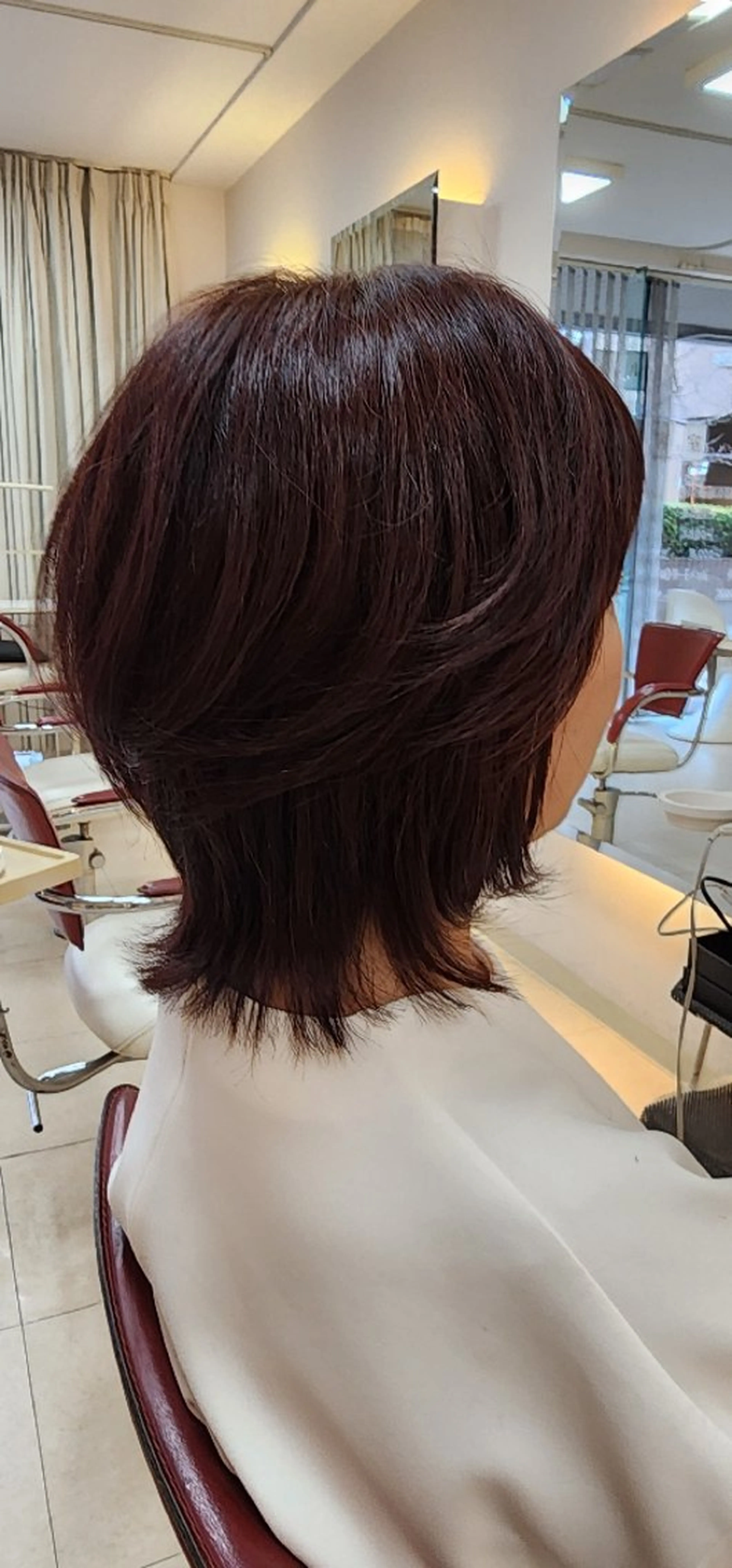 ミディアム カラー hairmake Juinのヘアスタイル