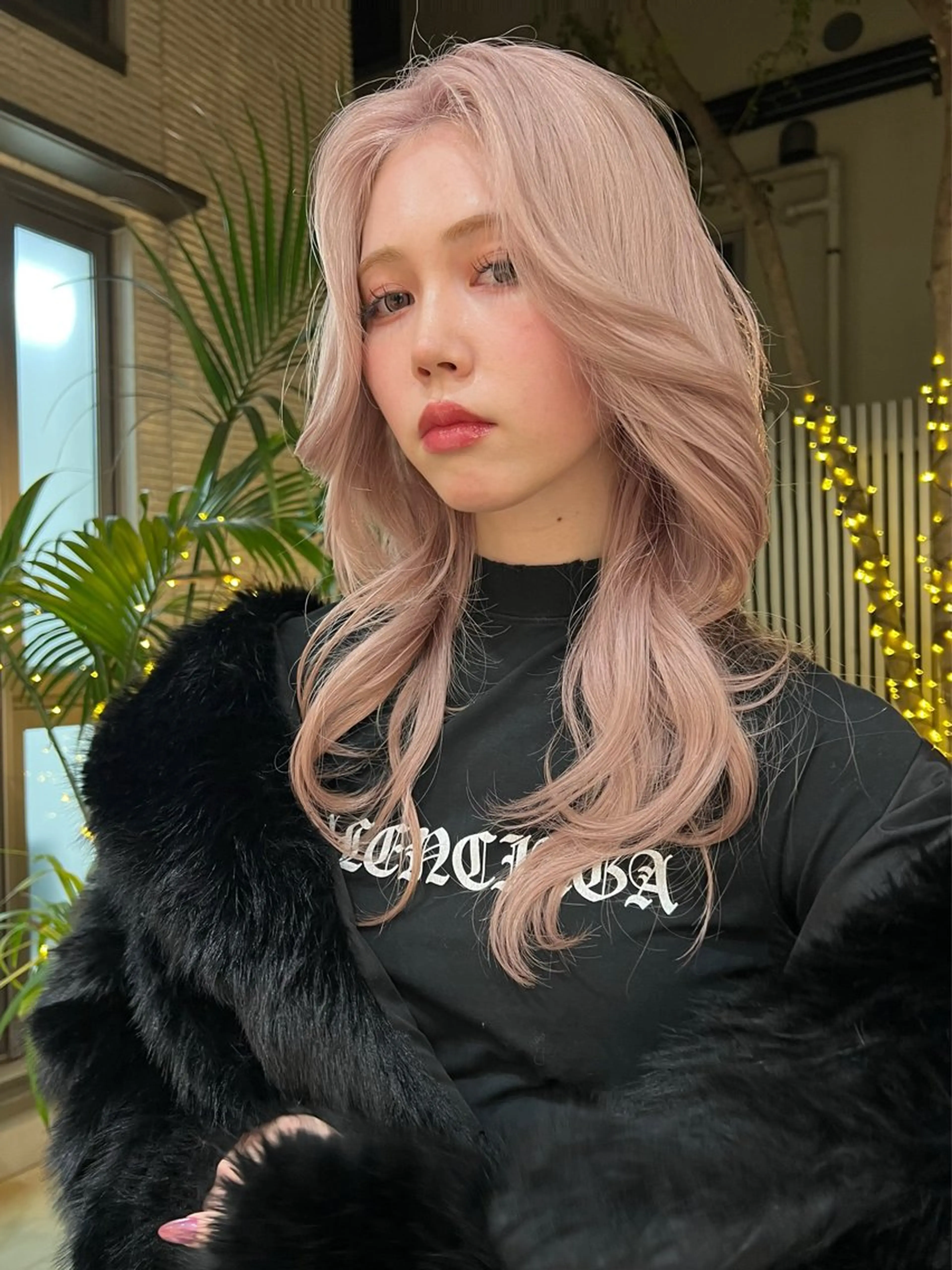 ロング カラー カット ヘアカラー トリートメント belle   表参道　terrace所属・抜きっぱなしブロンド /ハイトーン/カナタのヘアスタイル