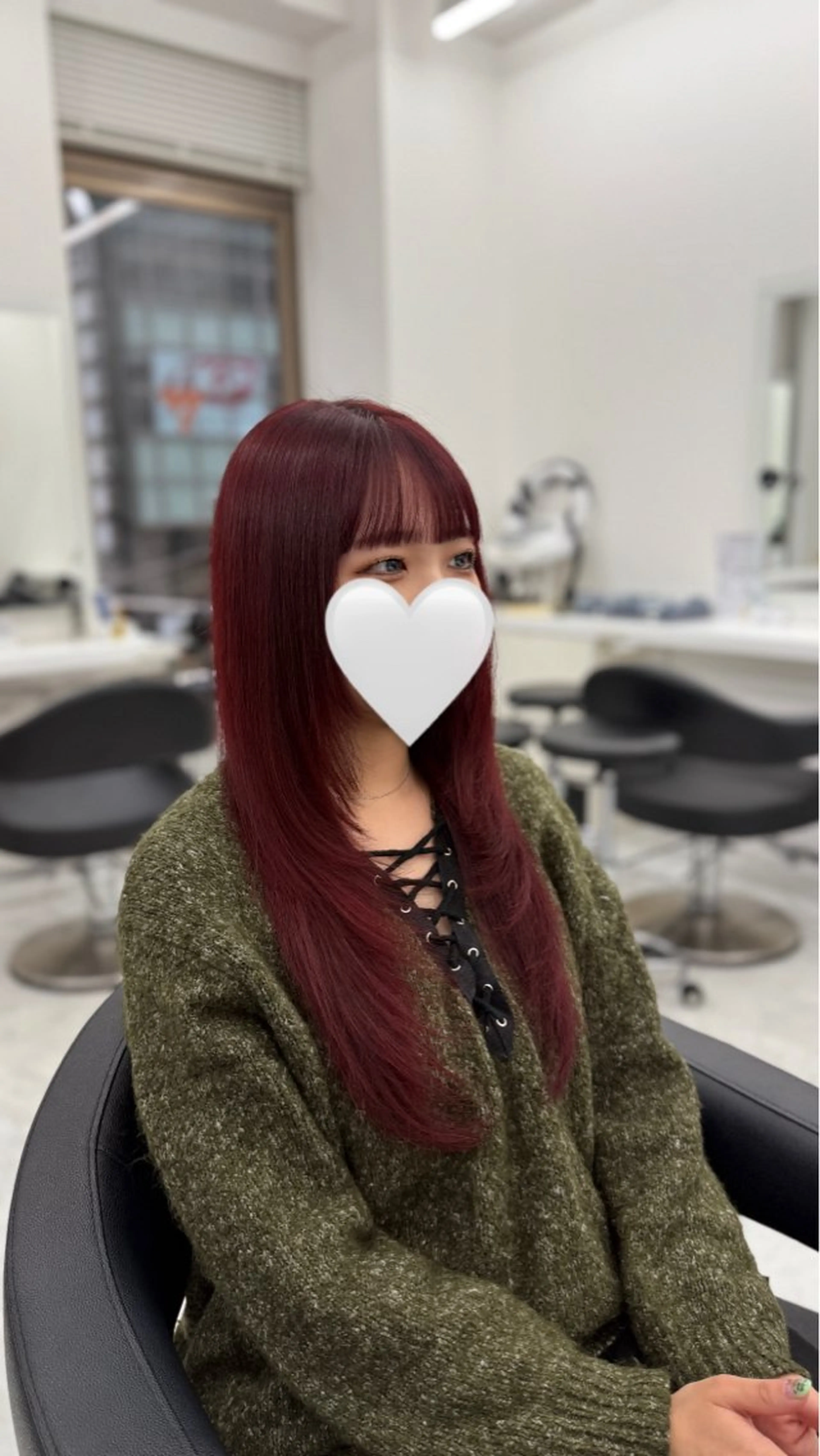 ロング カラー ヘアアレンジ レイヤーカット カット ヘアカラー トリートメント ヘッドスパ ヘアセット 🎀Girly艶髪カ ラー🎀Harukaのヘアスタイル