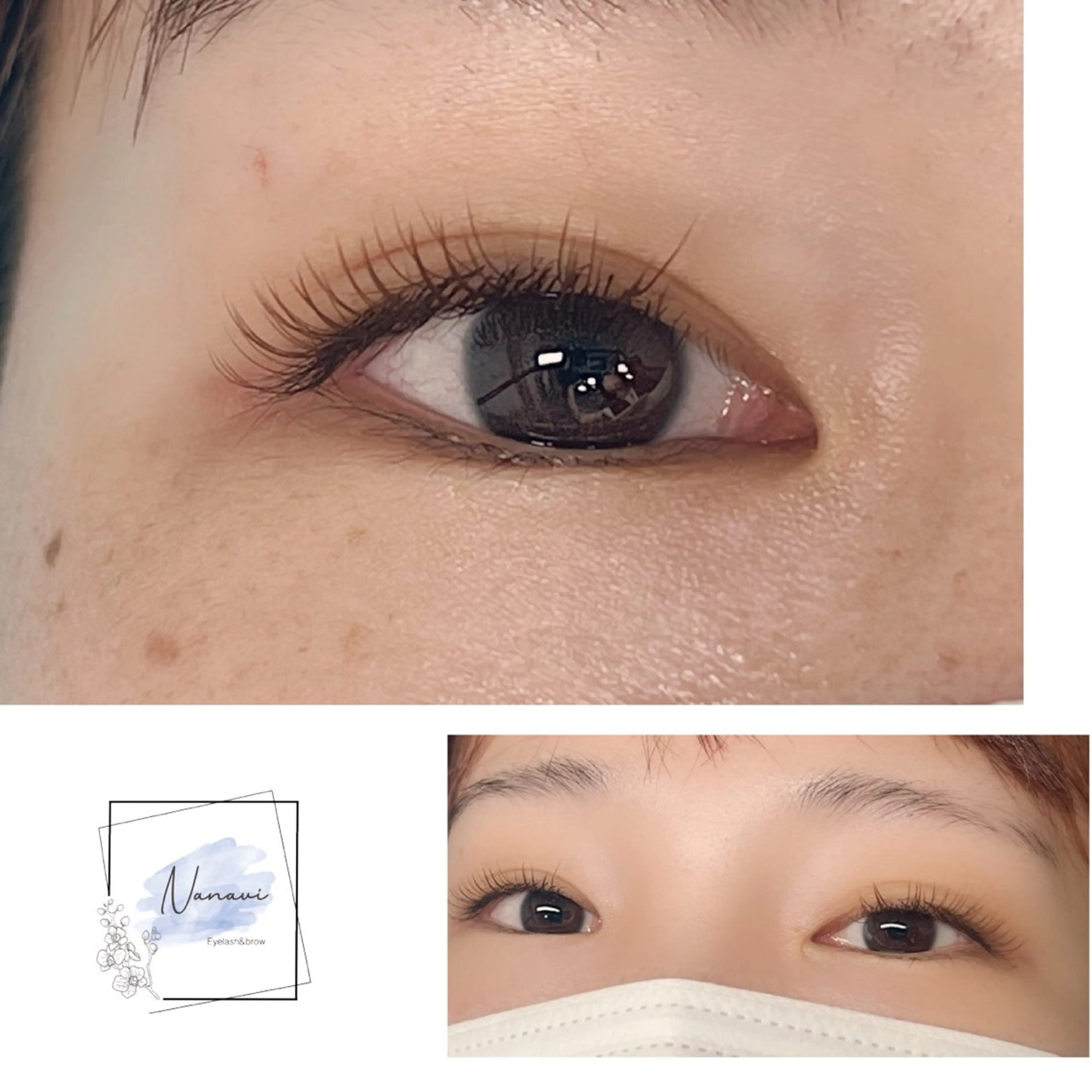 マツエク・マツパ マツエク Nanavi 鮎川のマツエク・マツパデザイン