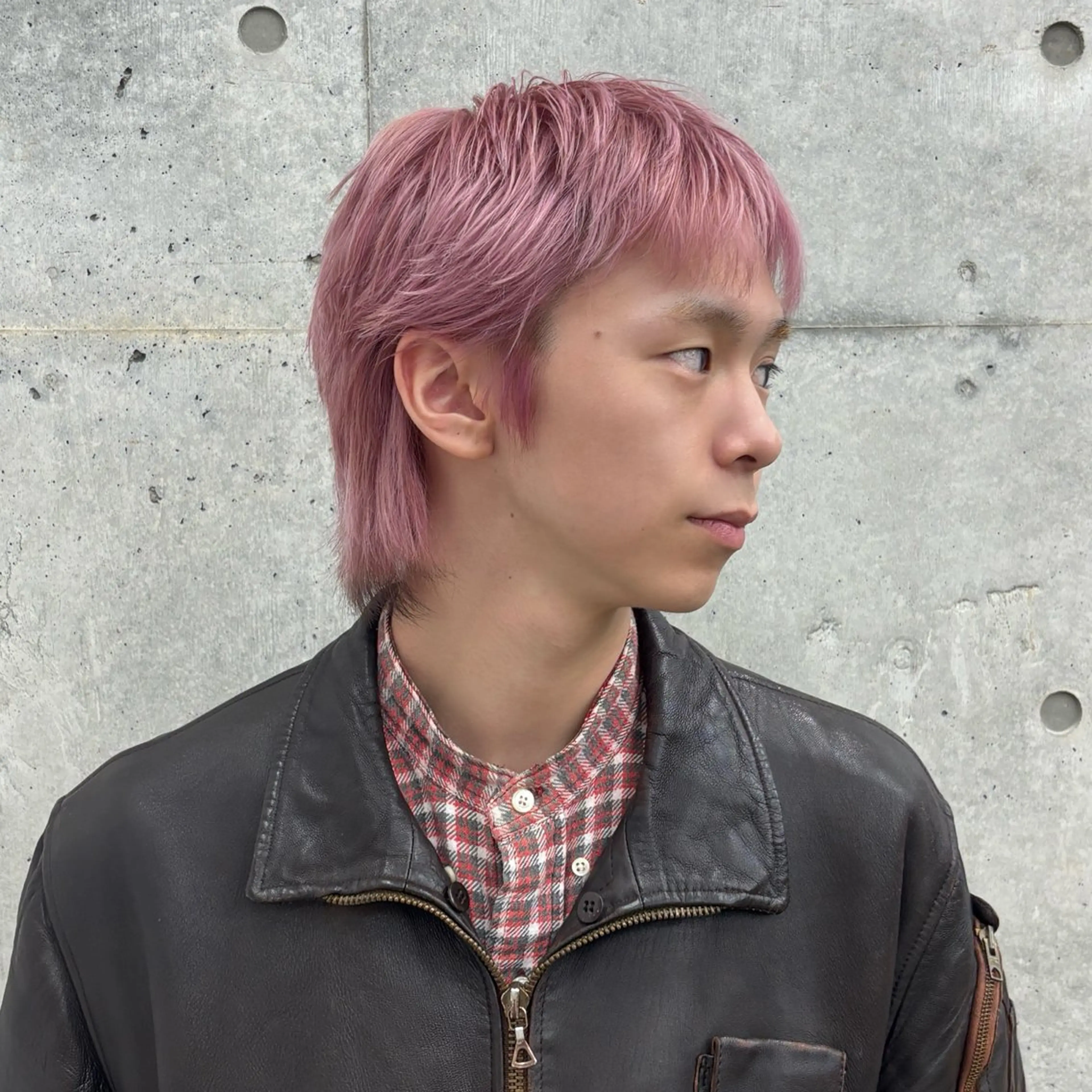 カラー ブリーチ ピンクカラー ホワイトピンク ヘアカラー Ops hair大名店所属・ブリーチ/ カラー/りおん☘️のヘアスタイル