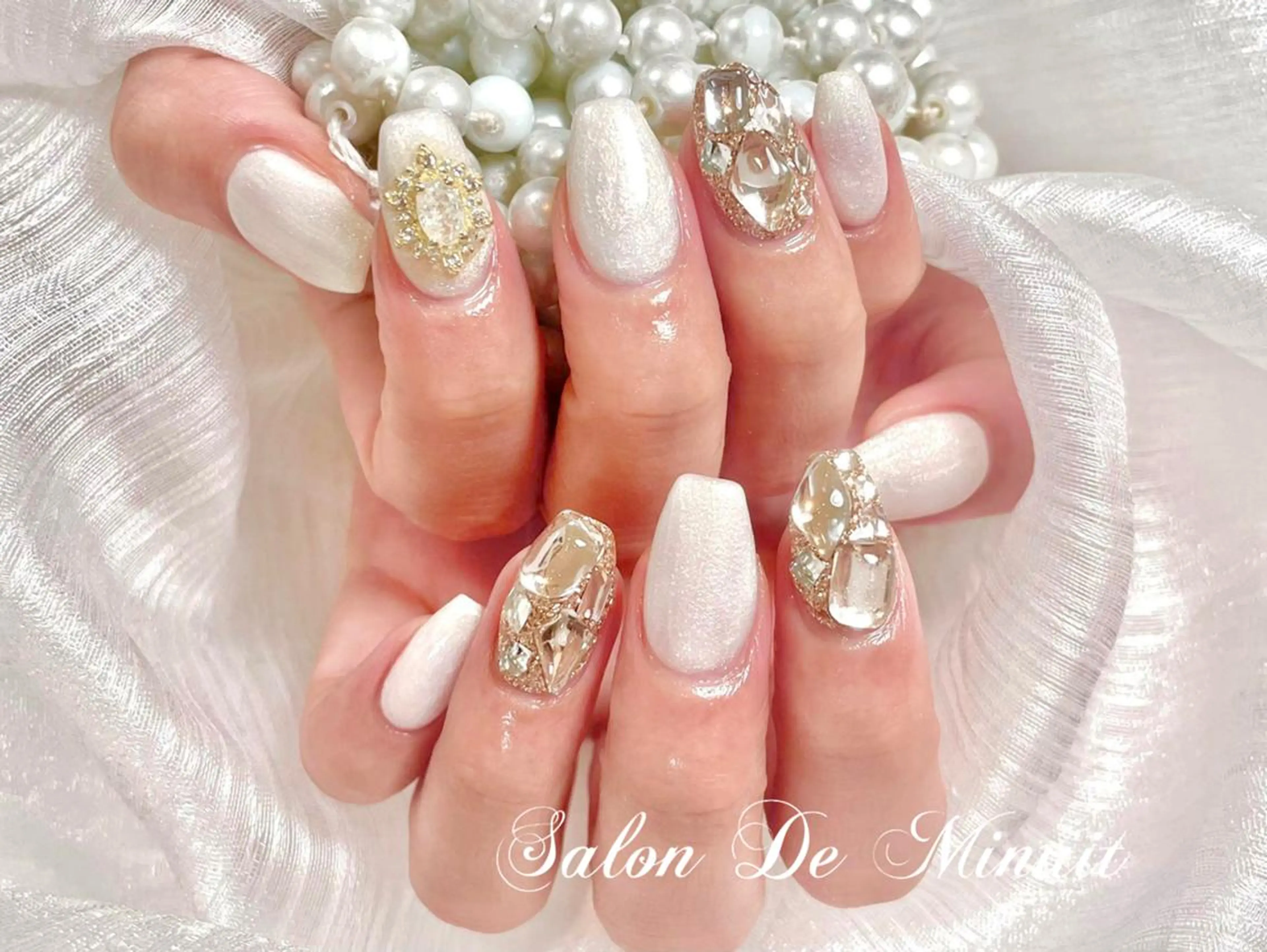 ネイル ハンドネイル ハンドケア Momo 🤍のネイルデザイン