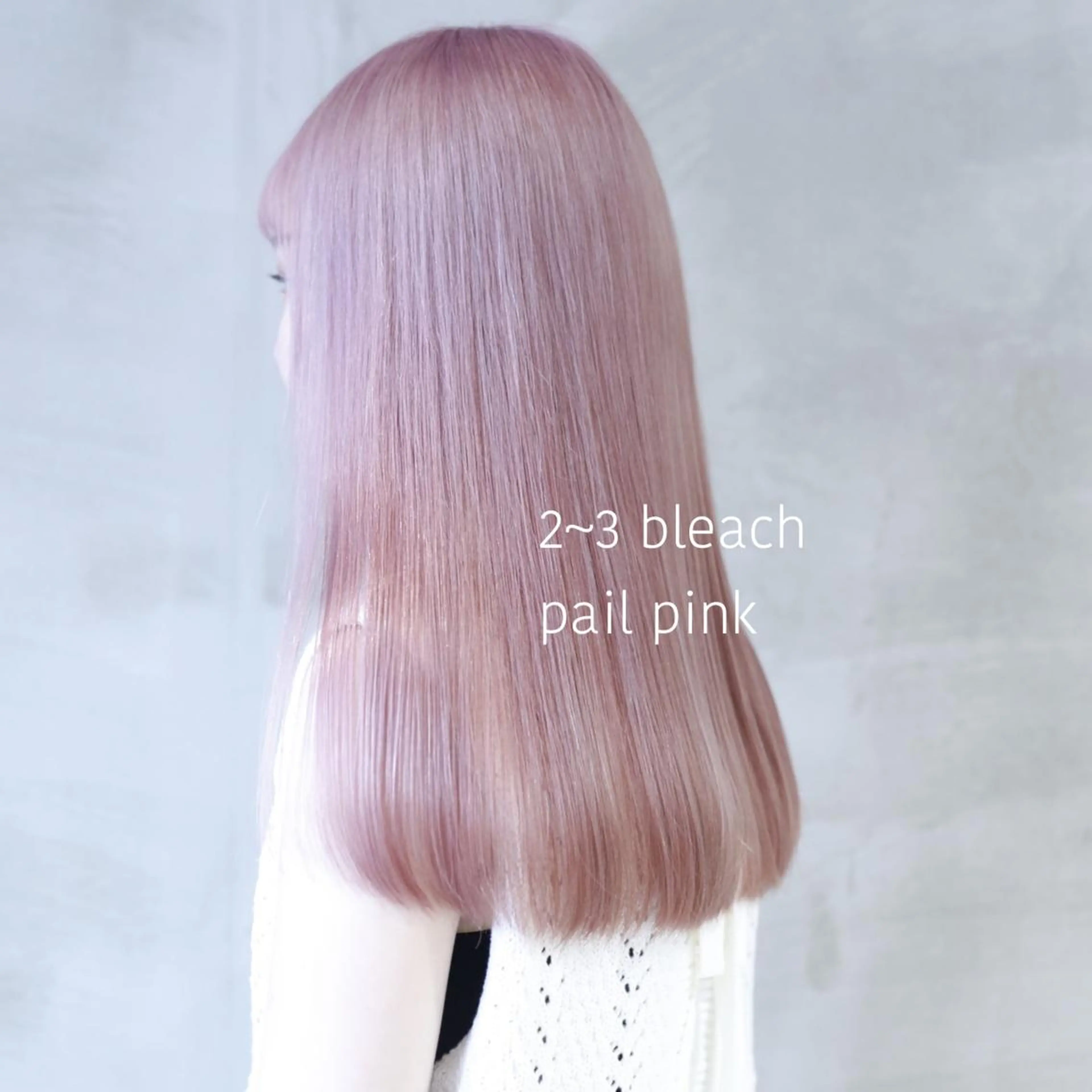 セミロング カラー ill.所属・ill［イル］大須 ダブルカラー髪質改善のヘアスタイル