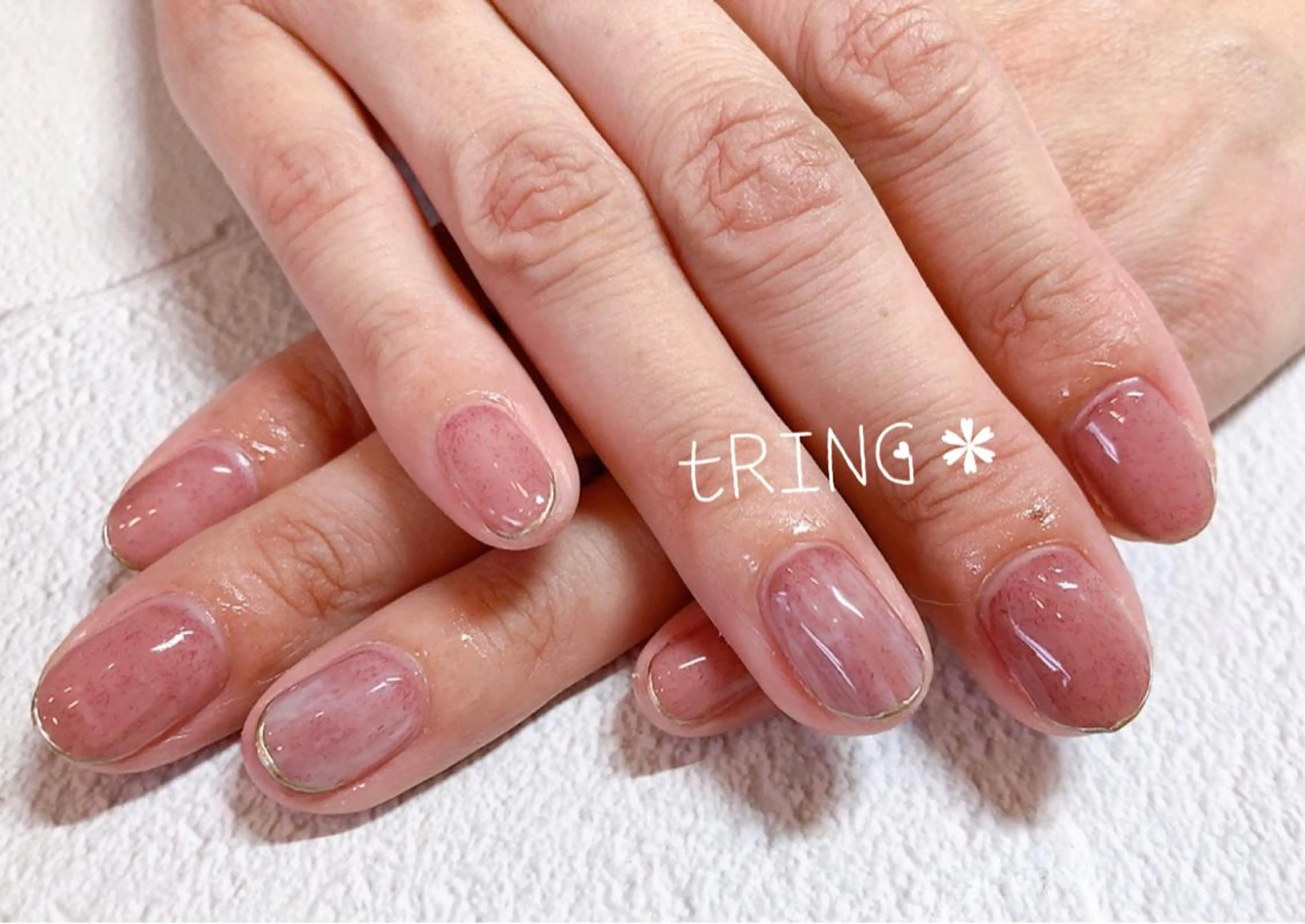 ネイル ハンドネイル tRING＊ しいの木台のネイルデザイン