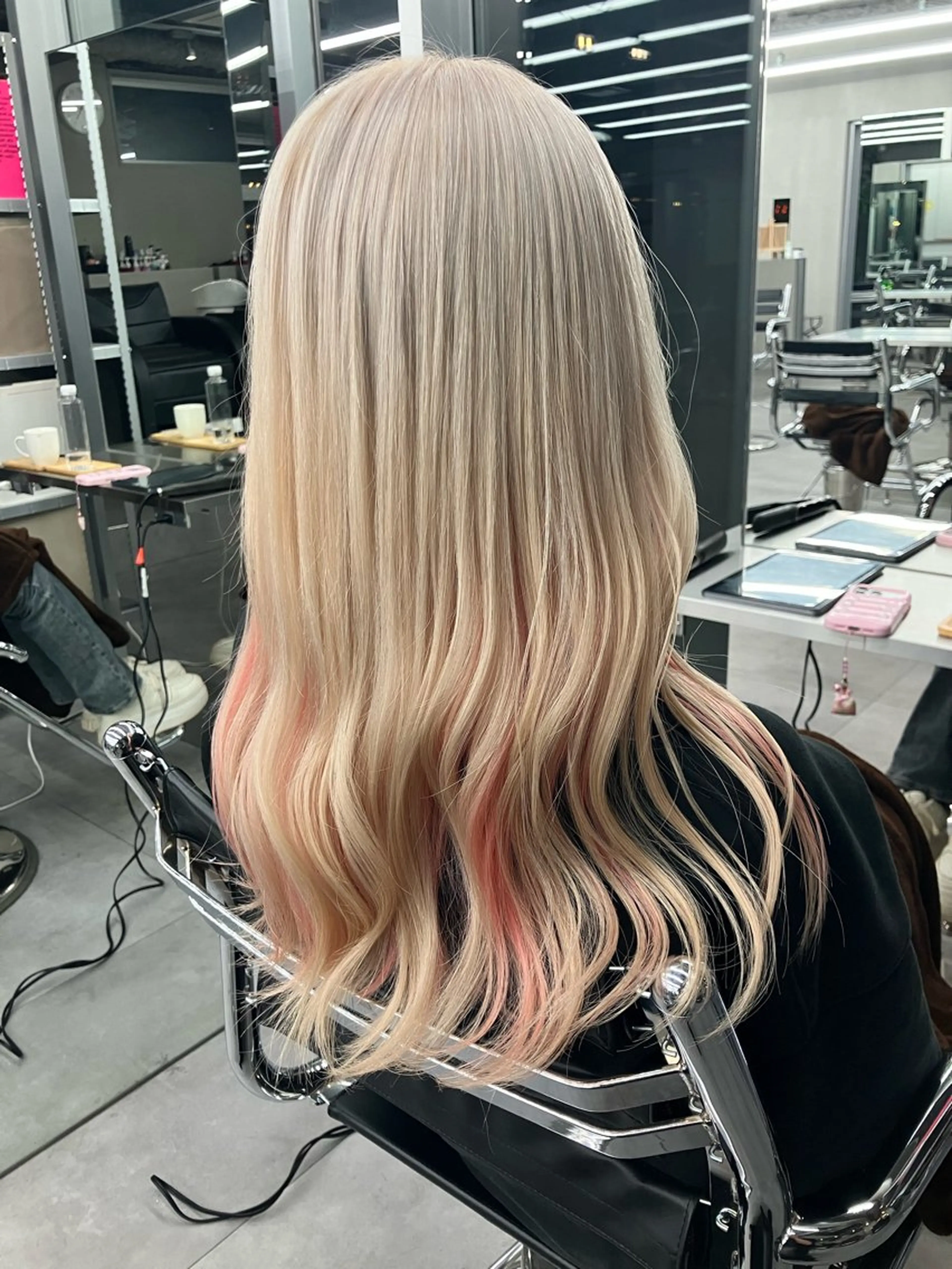 ロング ヘアカラー トリートメント 勝谷 悟史のヘアスタイル