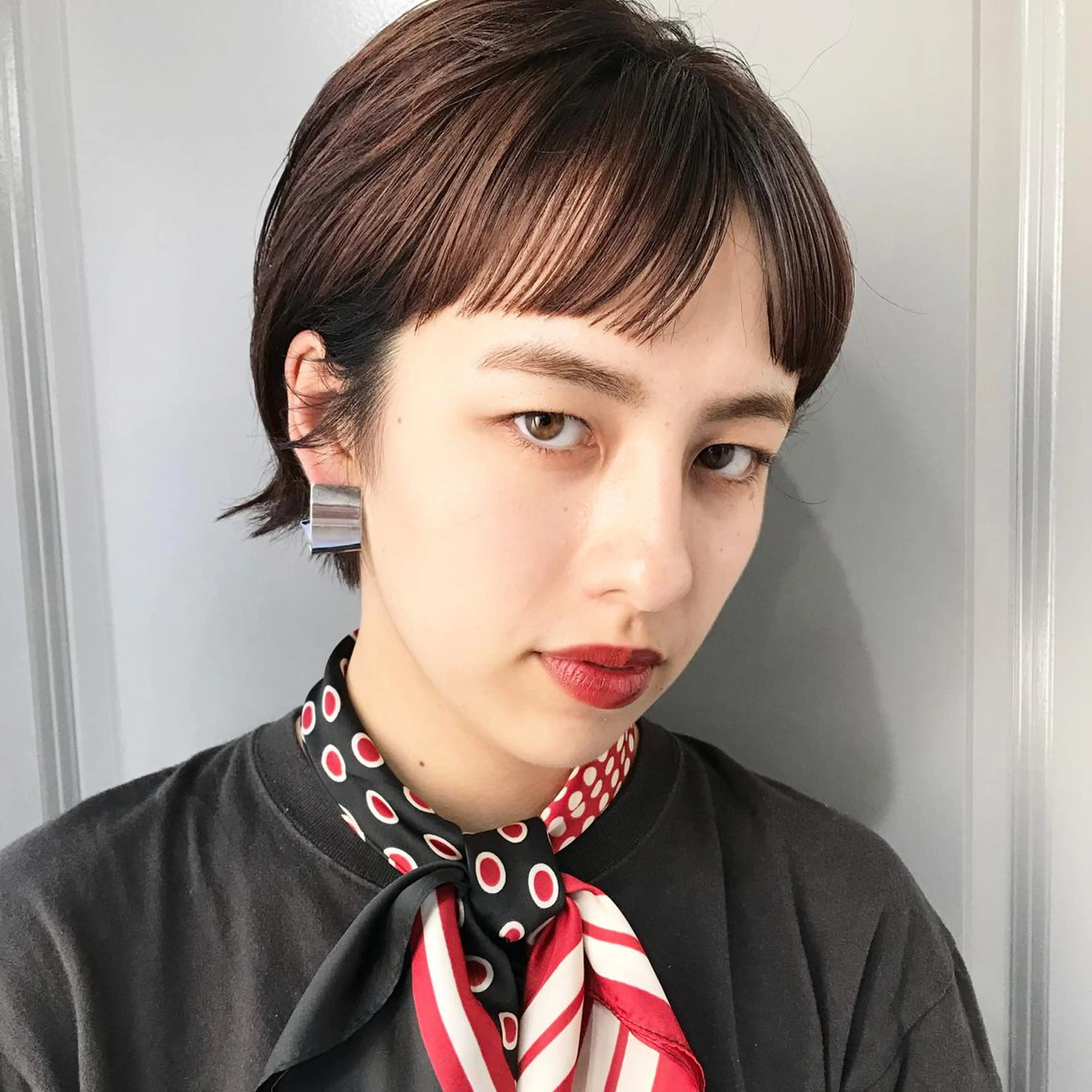 ショート カラー suvvy hairsalonのヘアスタイル