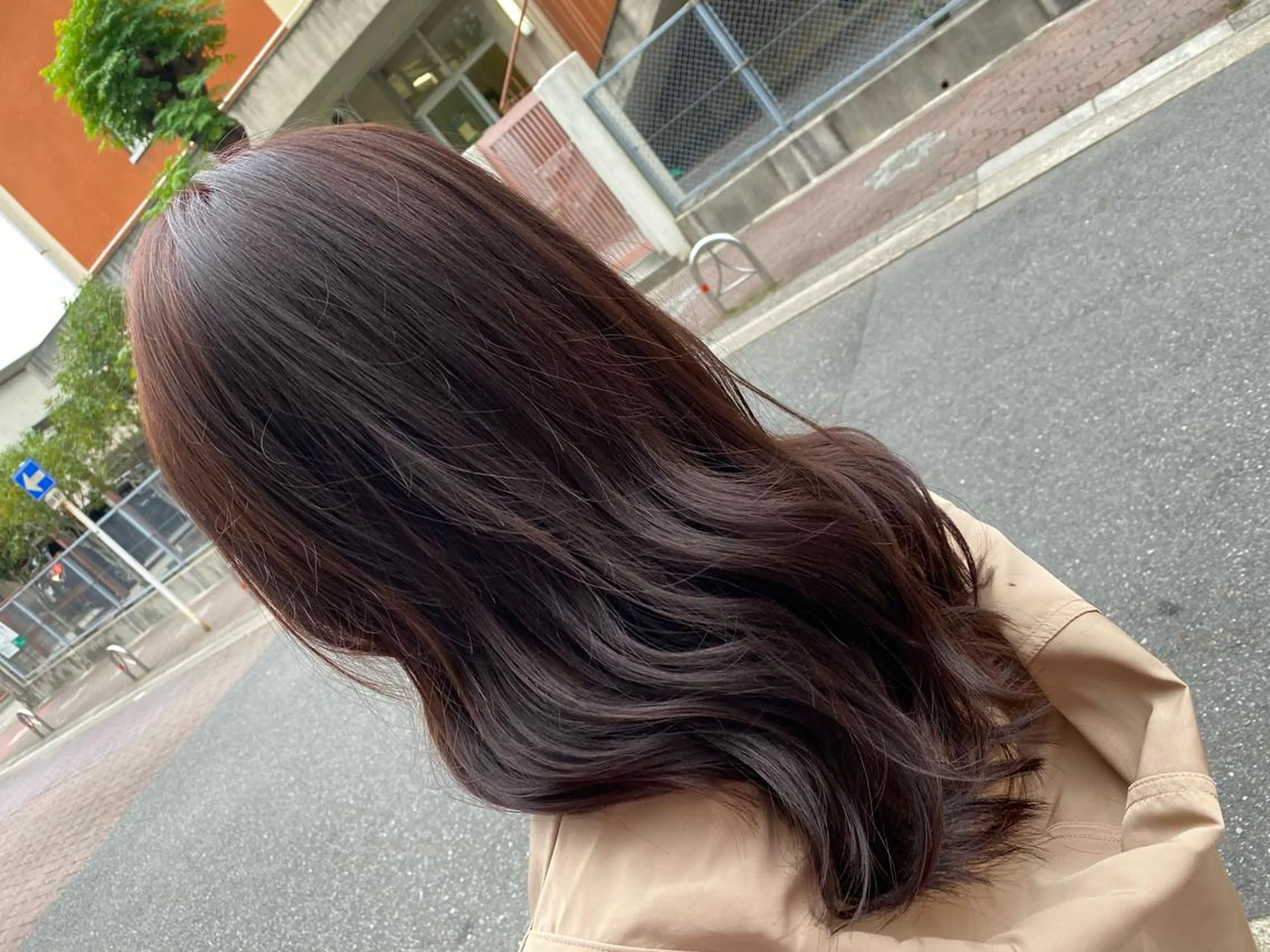 ロング カラー ブラウンカラー ローズカラー ローズブラウン カット ヘアカラー トリートメント ヘッドスパ CARICIA🌱 masaeのヘアスタイル