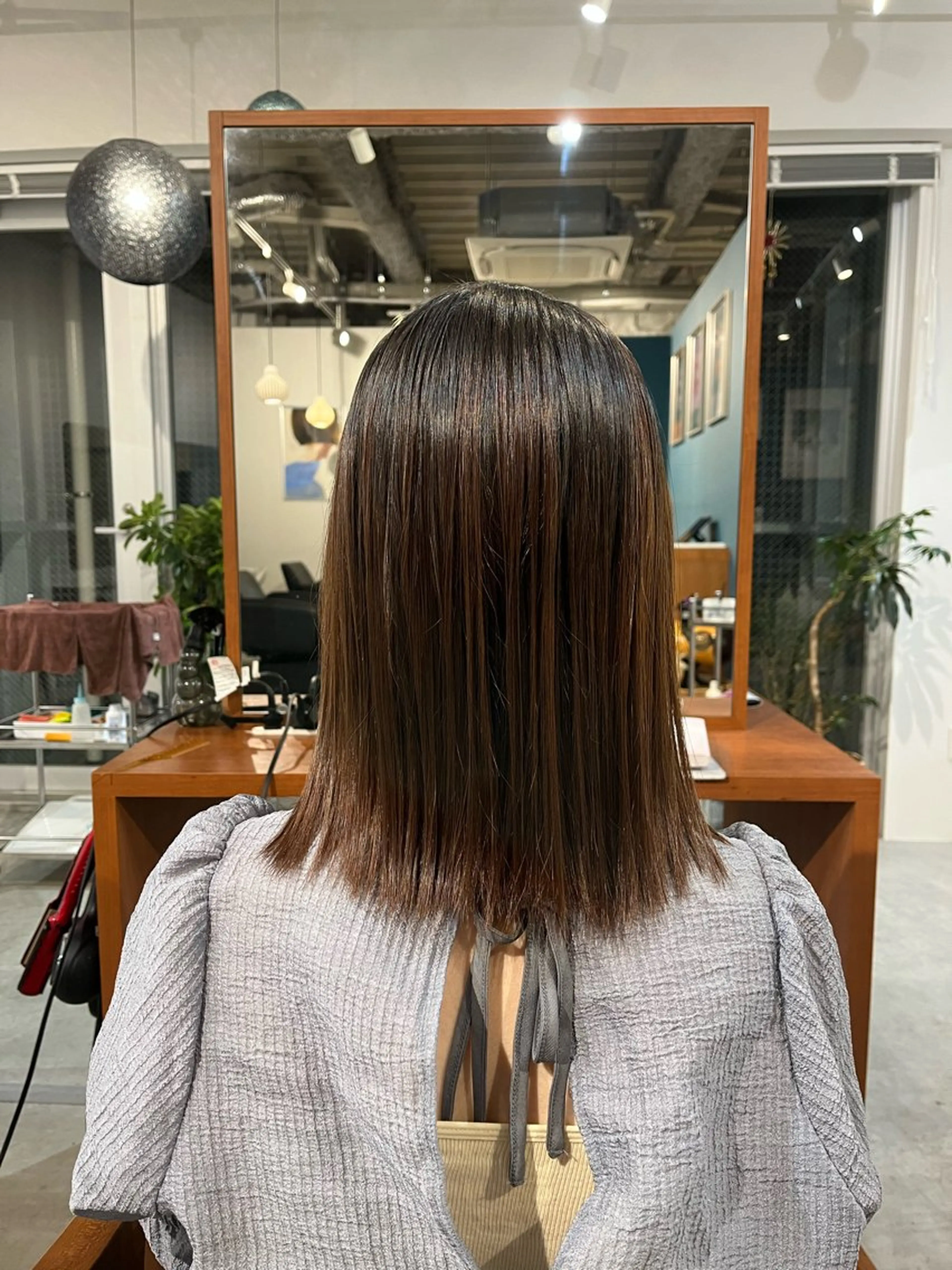 セミロング 縮毛矯正 縮毛矯正 Yoh-所属・【カットモデル募集】 Yoh-/HABUのヘアスタイル