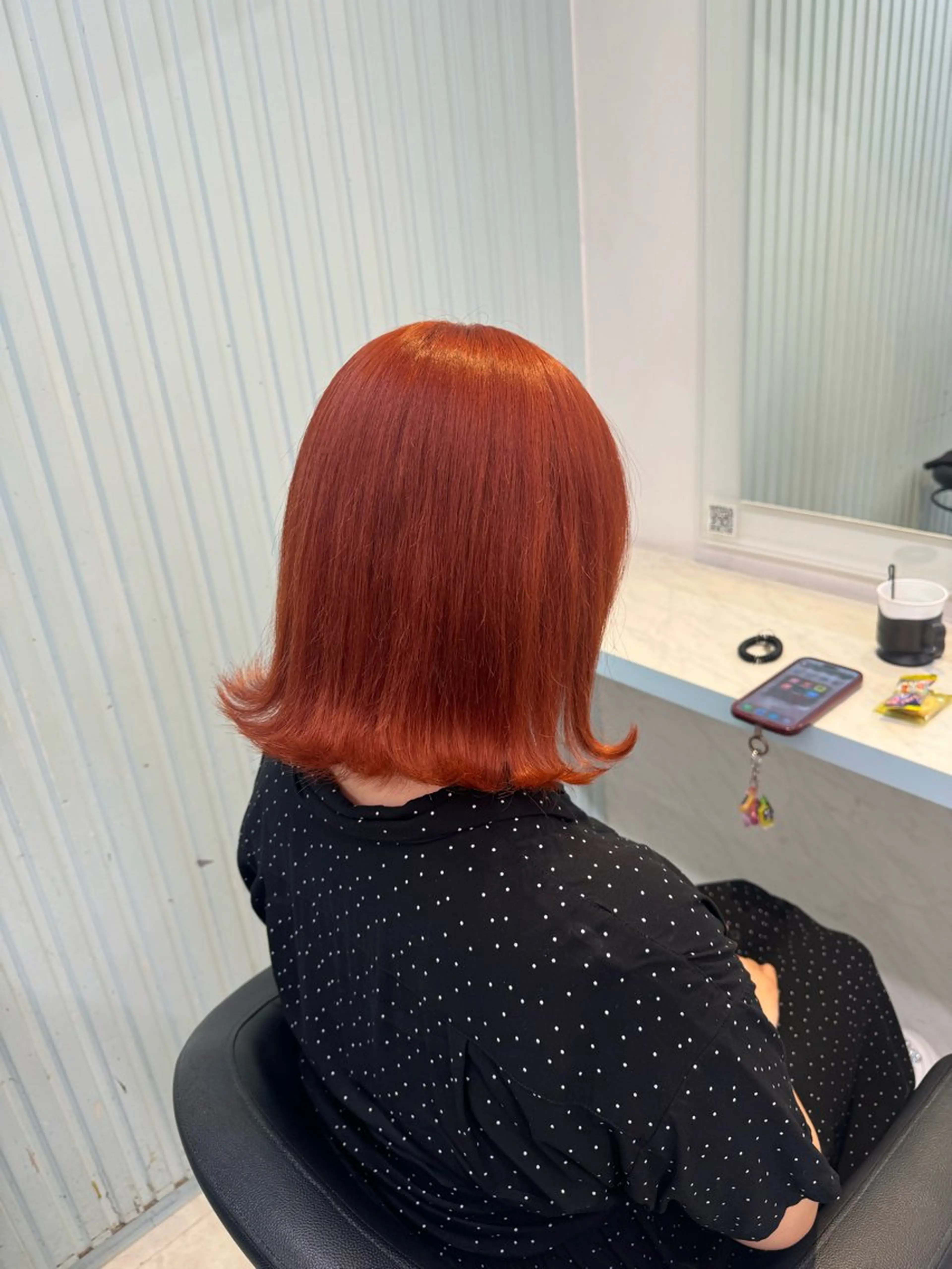 セミロング カラー ヘアカラー トリートメント ヘッドスパ ヘアセット 暖色🩷透明感カラー ♡Maika♡のヘアスタイル