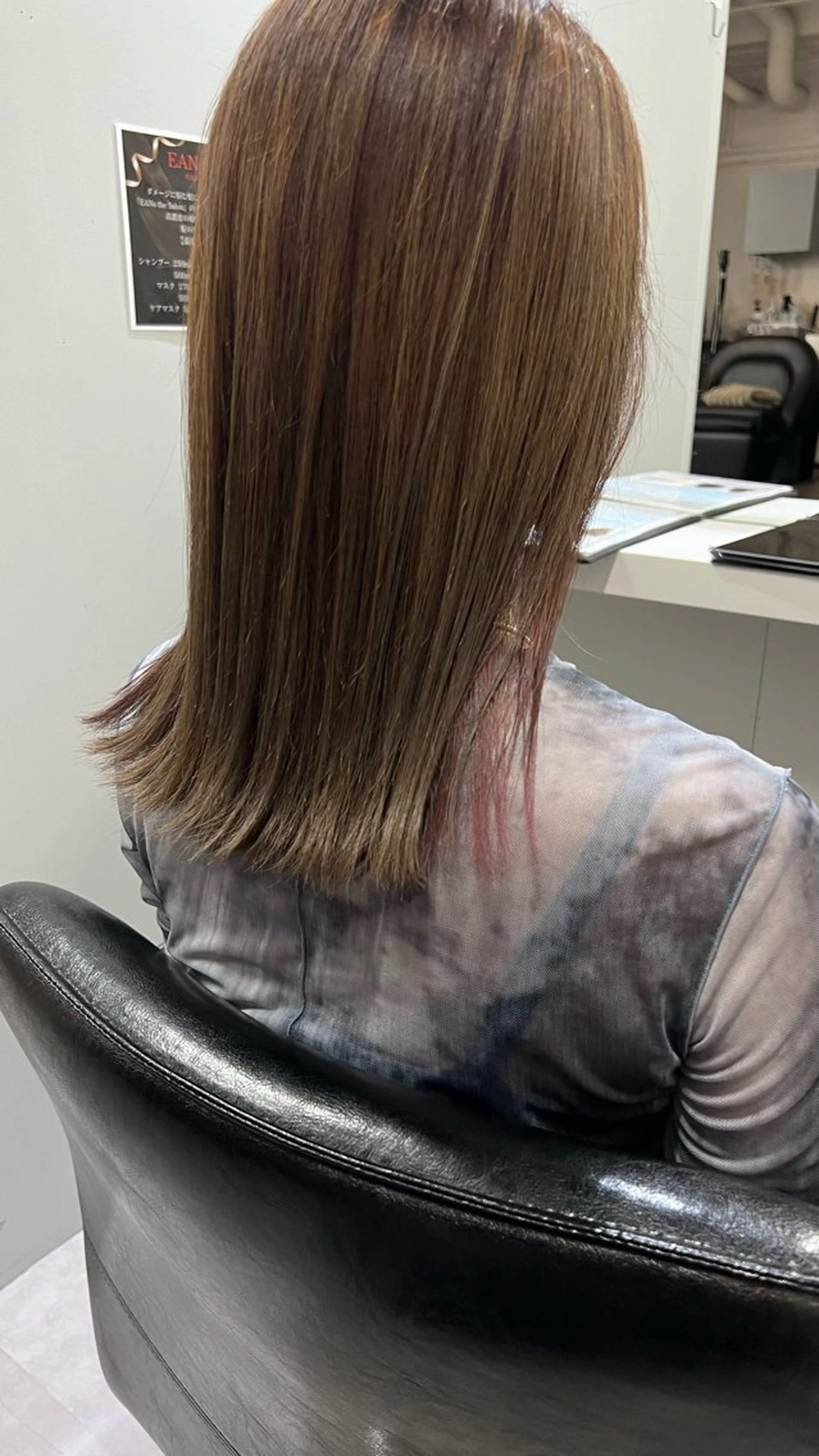 ロング カラー ベージュカラー ピンクカラー 🎀tokute ナオ🧸のヘアスタイル