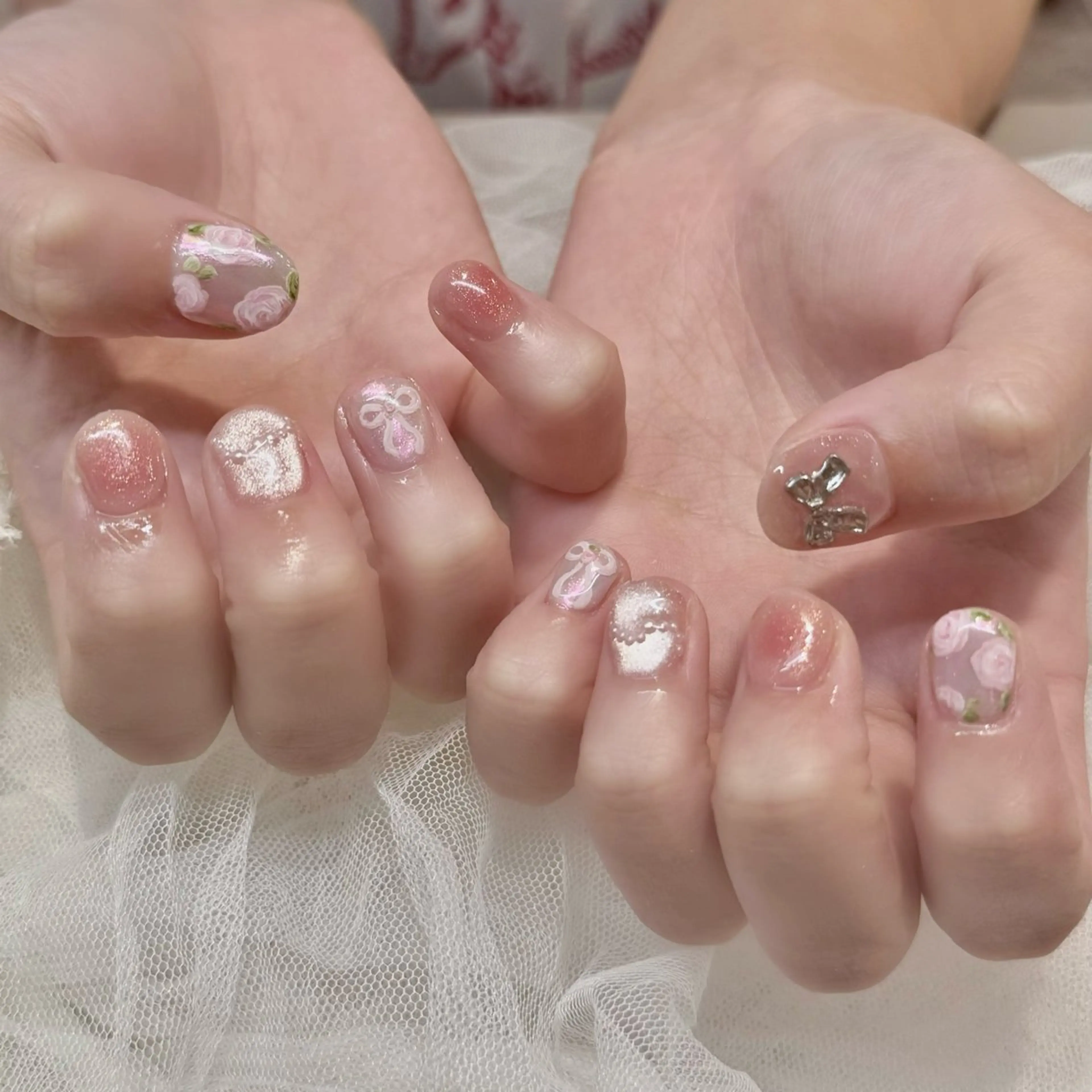 ネイル ハンドネイル 新井 ひなののネイルデザイン