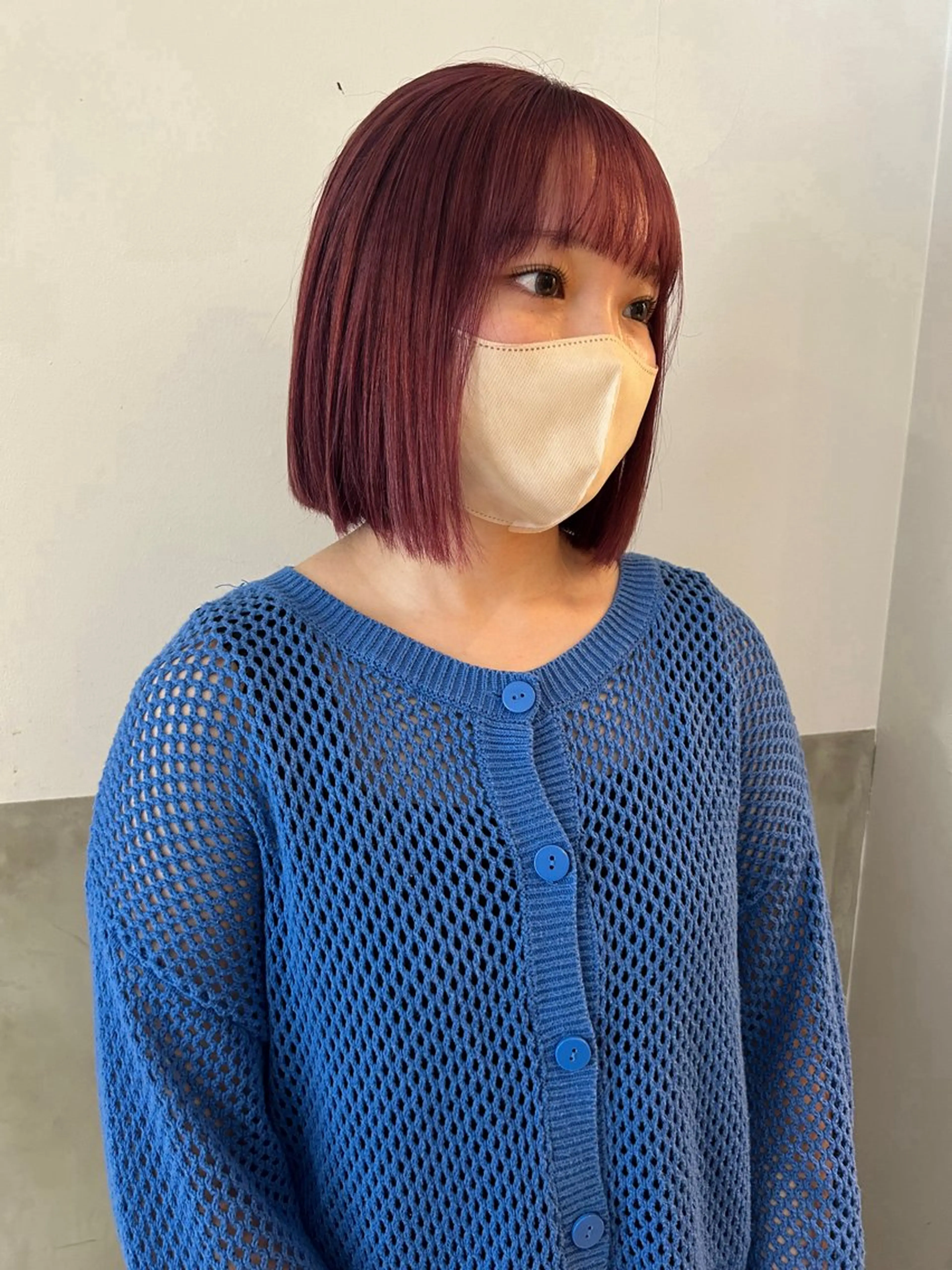 ミディアム カラー ブリーチ ダブルカラー ブリーチなしカラー ピンクカラー 【 pia 】 とものヘアスタイル