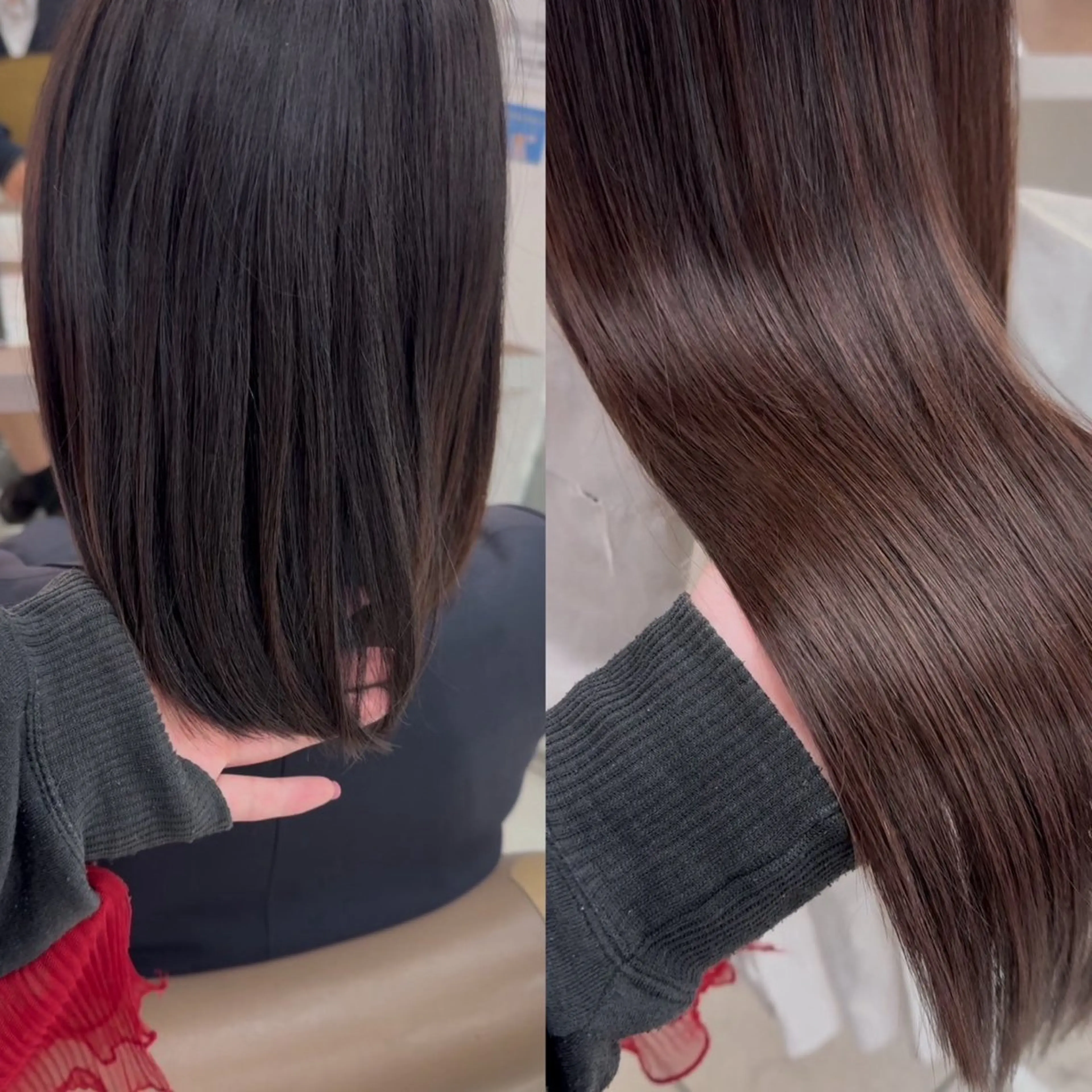 ロング シールエクステ エクステ シールエクステ🎀 羽エクステ🌙しぇるのヘアスタイル