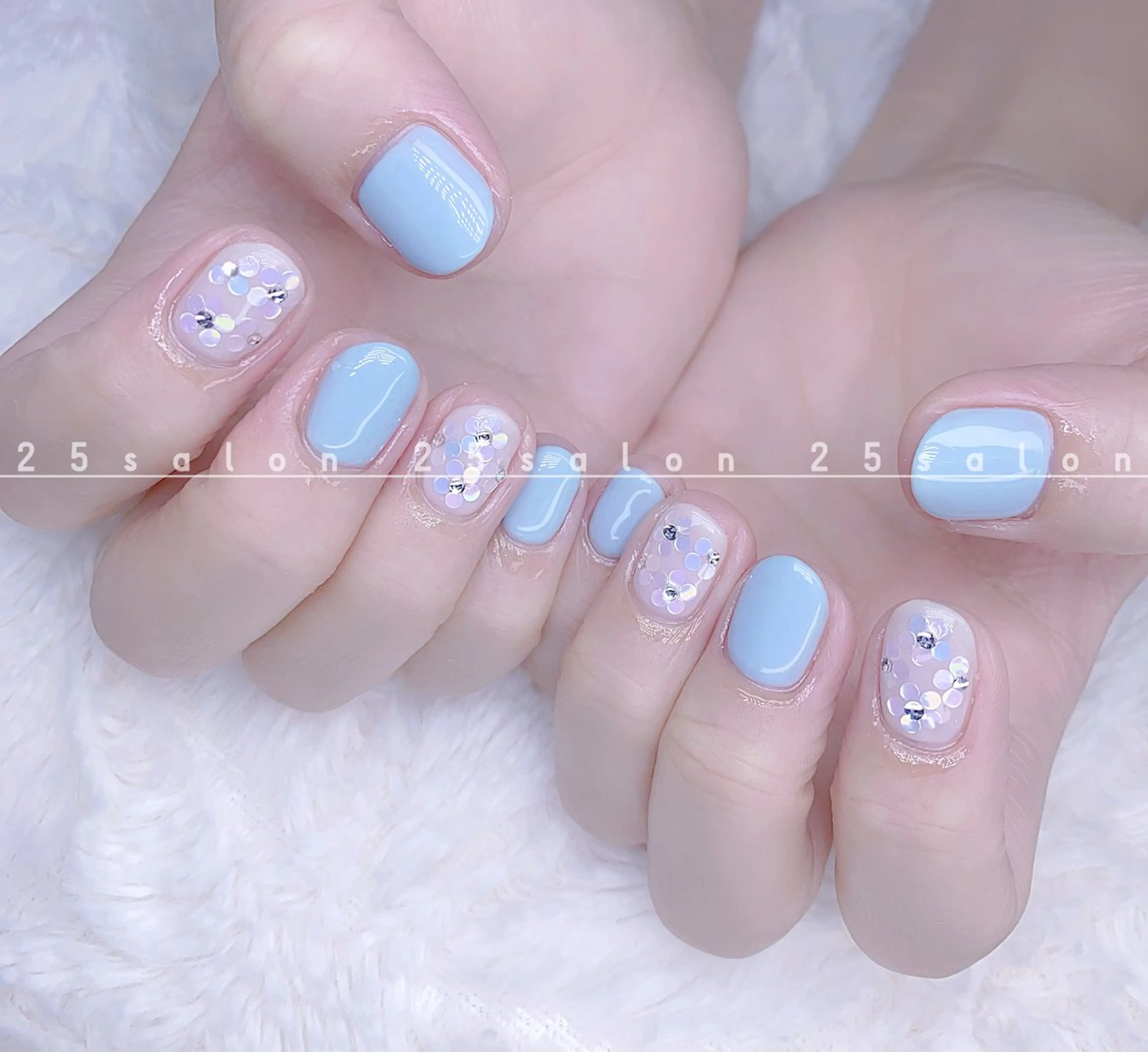 ネイル ジェルネイル 韓国ネイル ニュアンスネイル パラジェル ワンホンネイル 2 5のマツエク・マツパデザイン