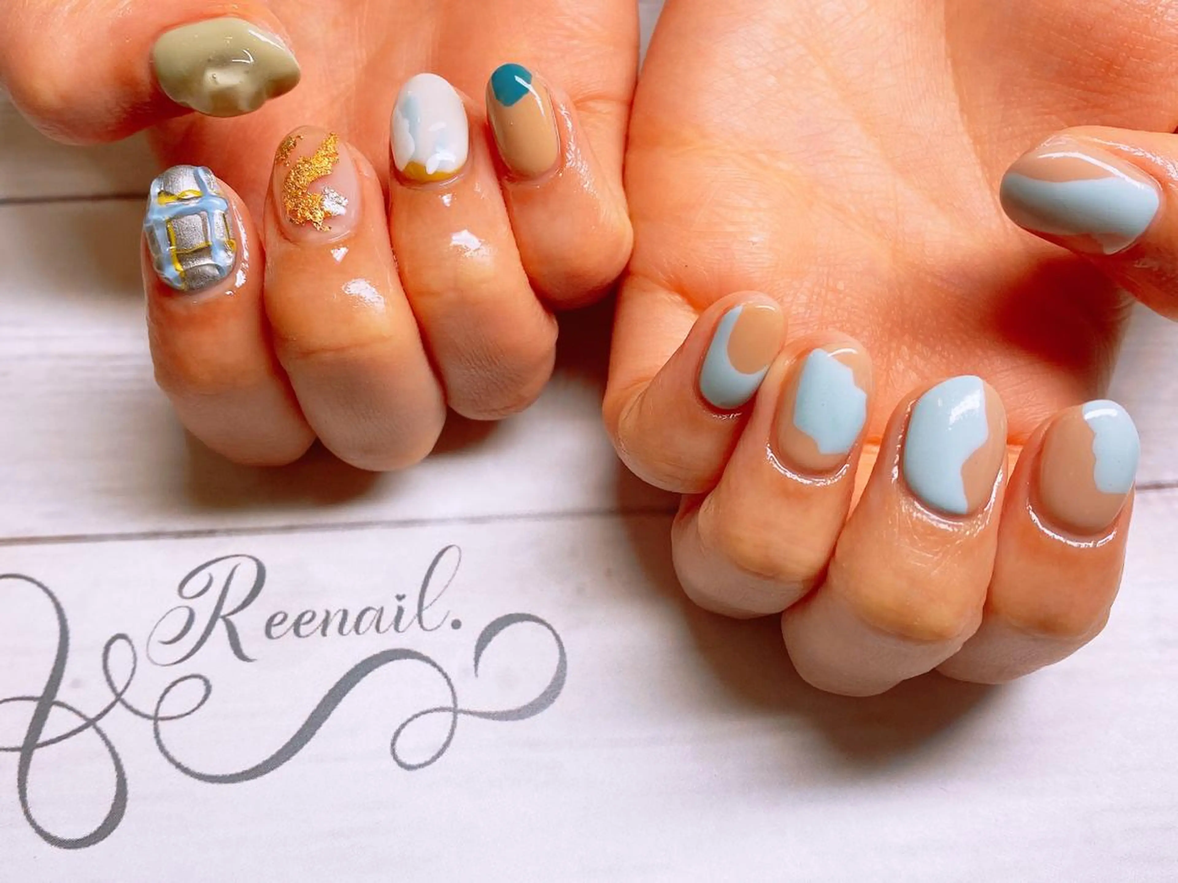 ネイル 高野 梨紗子のネイルデザイン