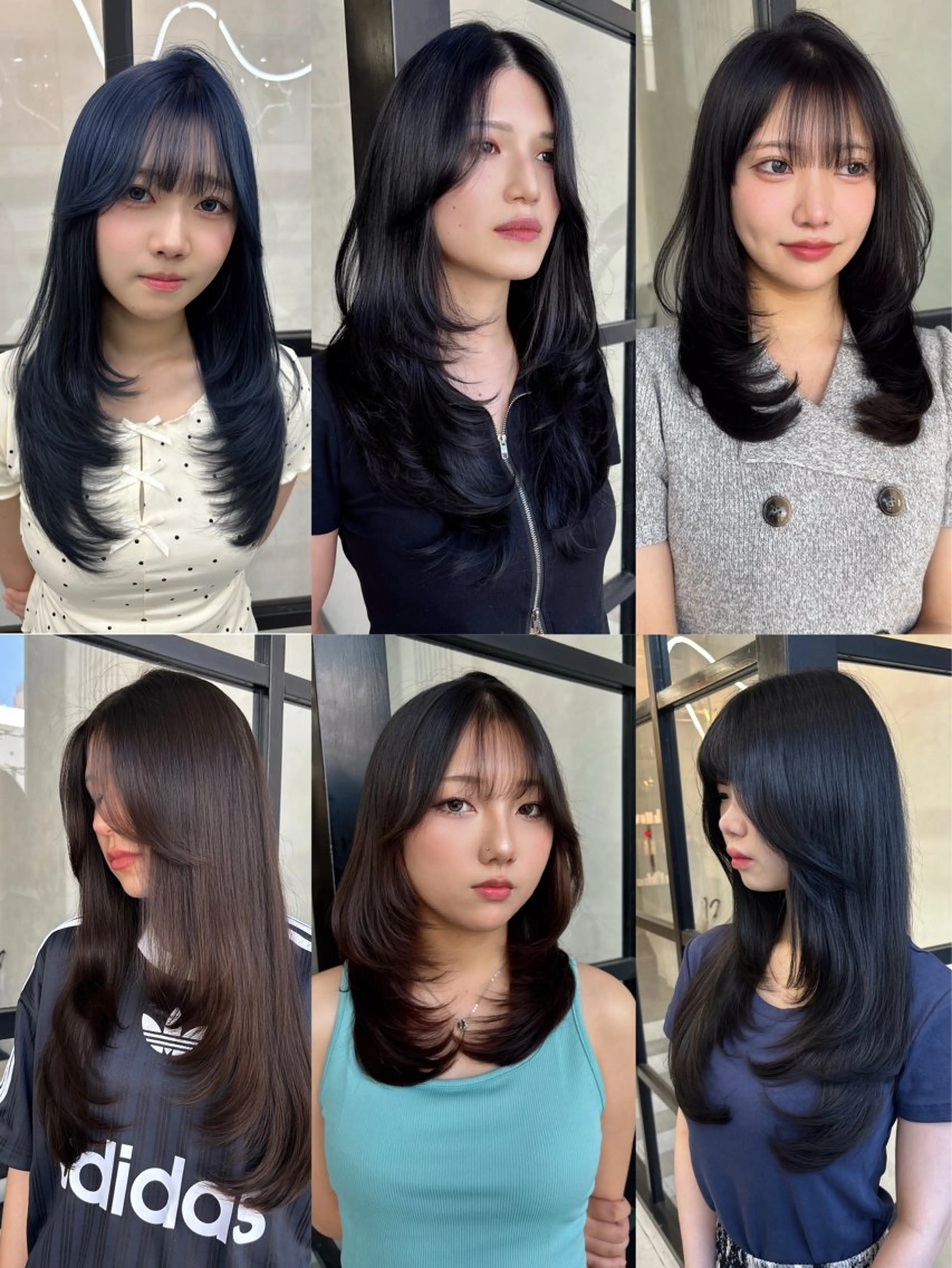 セミロング レイヤーカット カット トリートメント MaisonHALU 松浦光咲のヘアスタイル