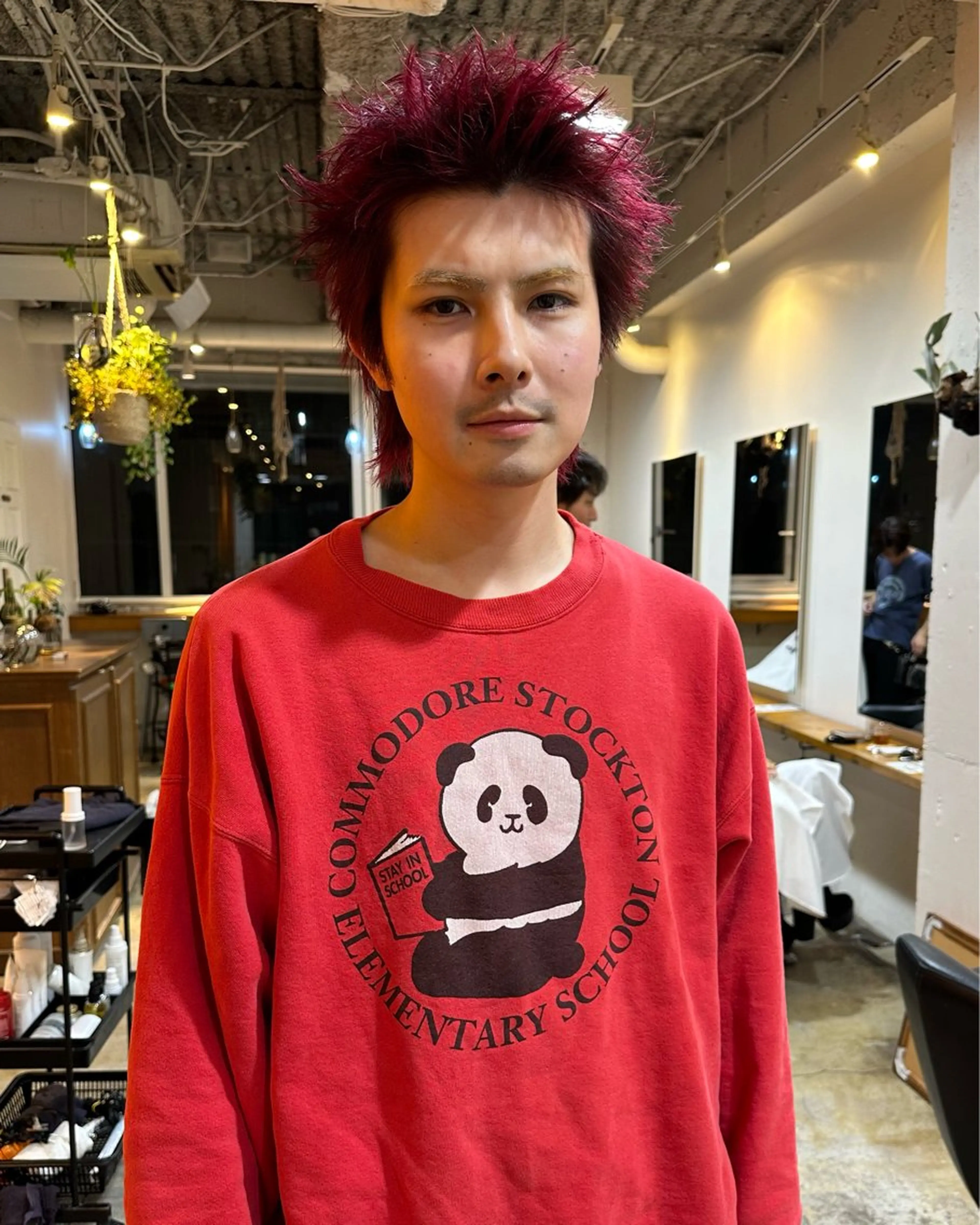 ショート カラー メンズ カット ヘアカラー グランジヘア 無造作ヘアHYUGAのヘアスタイル