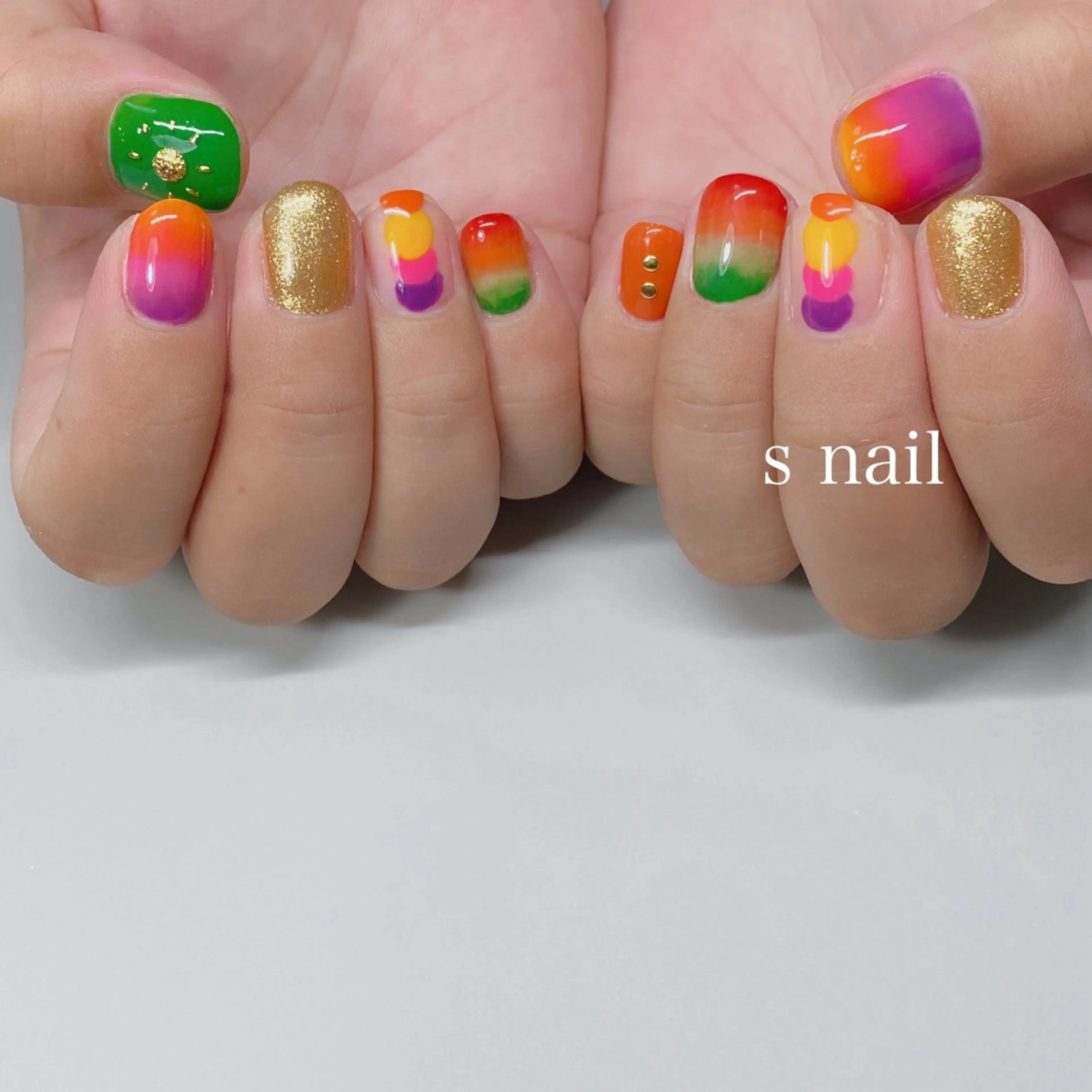 ネイル アートネイル ハンドネイル s nail さとよしみゆきのネイルデザイン