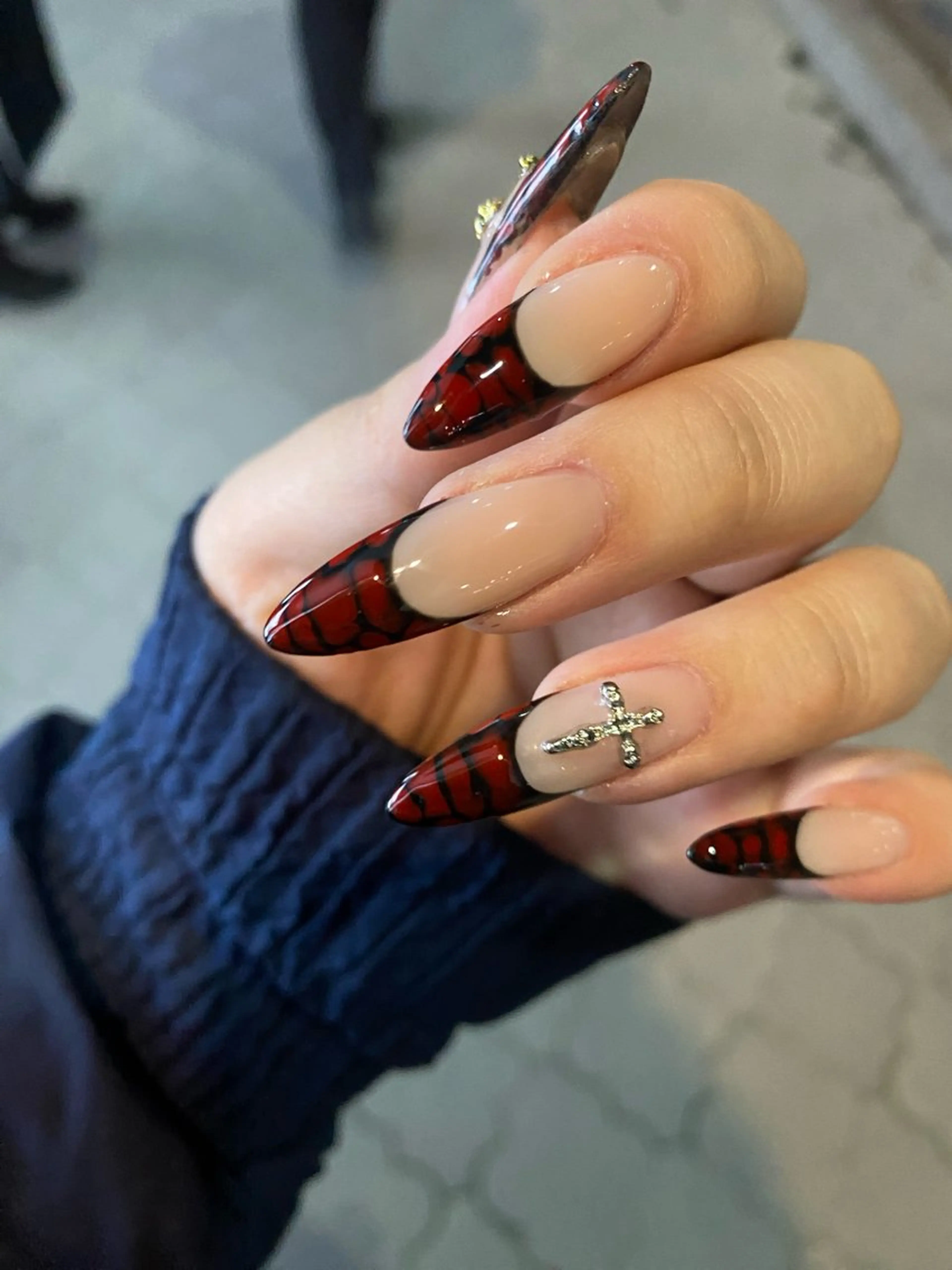 ネイル ATULA Nail 💅チップ長さだしのネイルデザイン