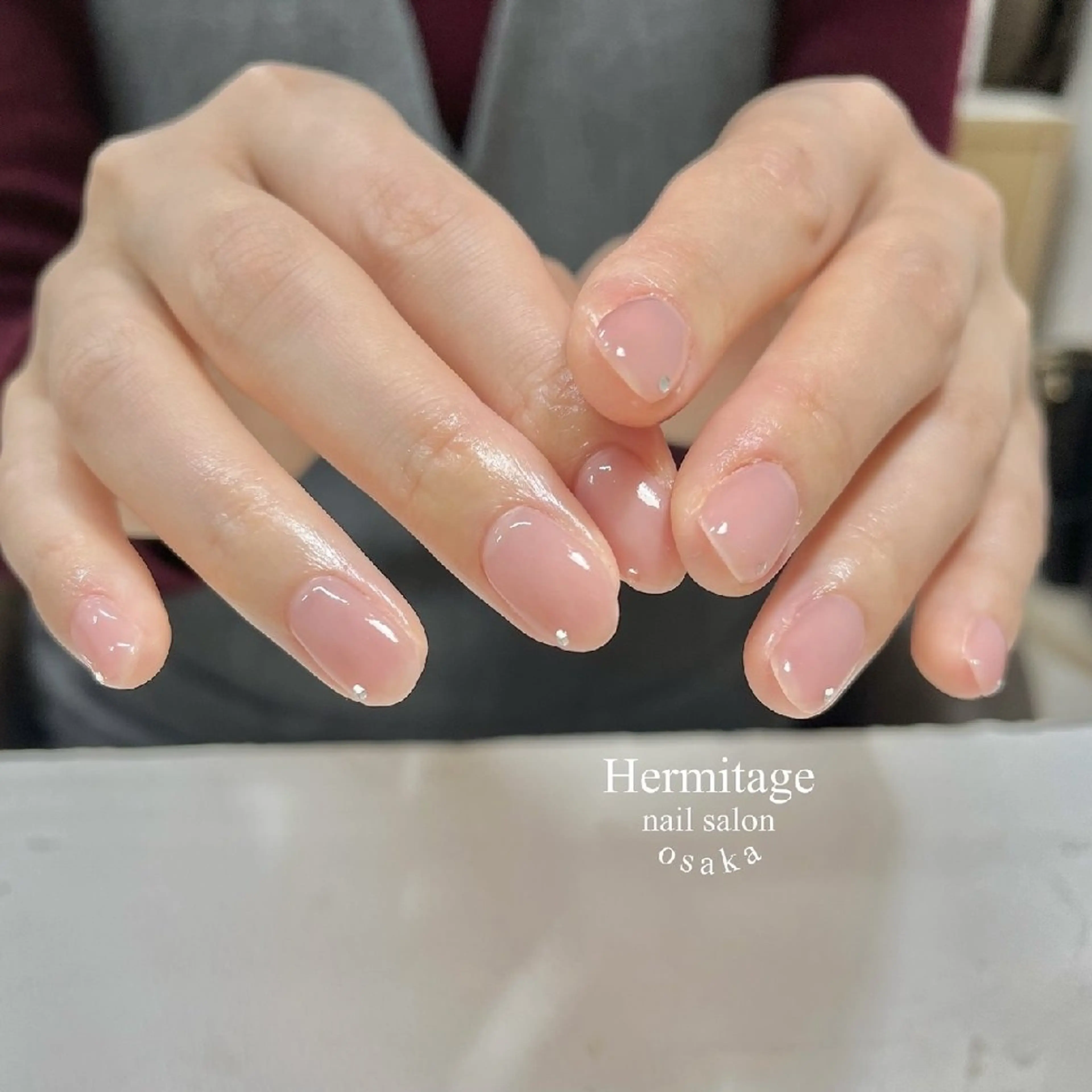 ネイル ワンカラーネイル 奥田/ エルミタージュなんばのネイルデザイン