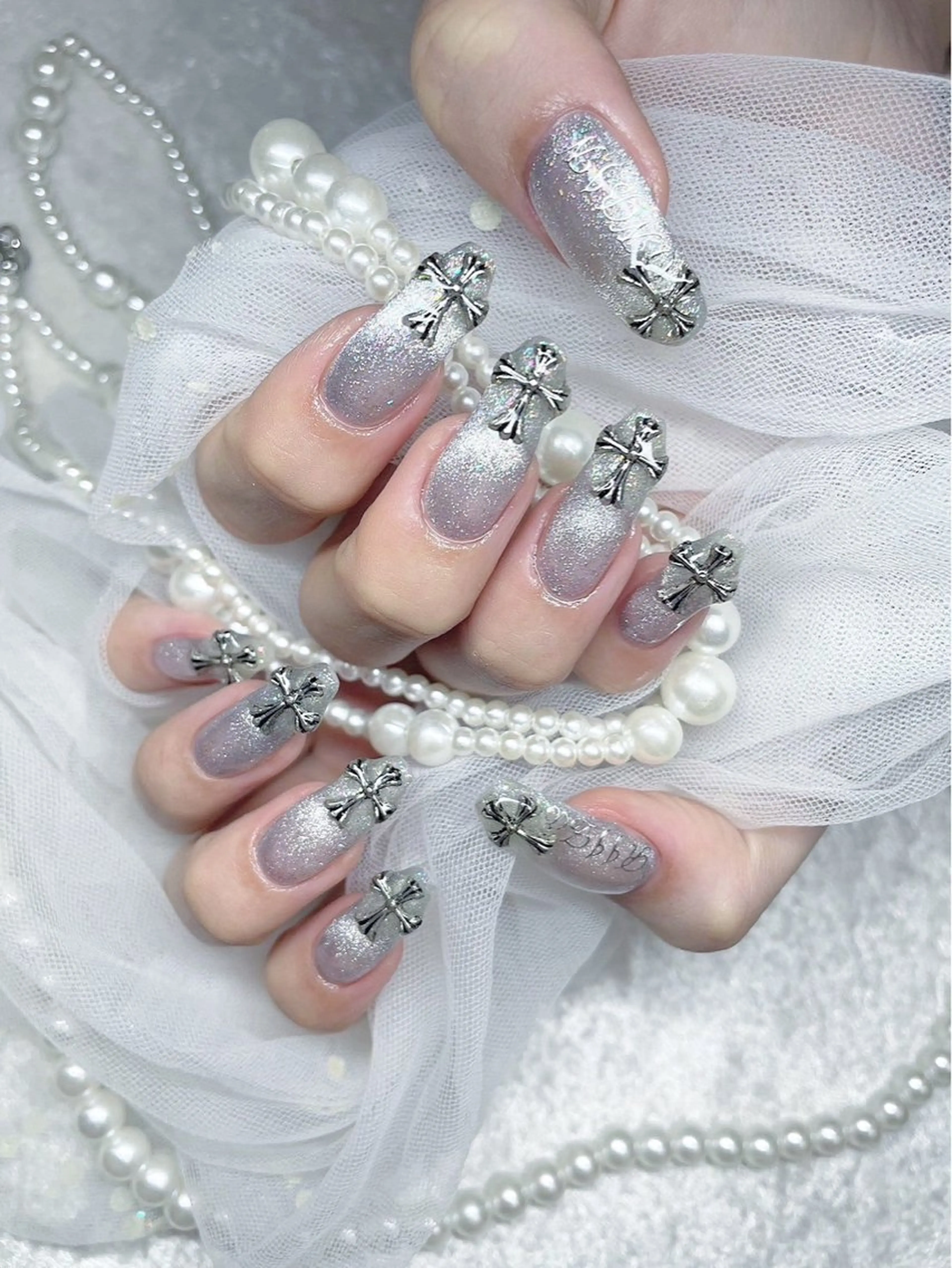 ネイル 長さ出し フットネイル 韓国ネイル マグネットネイル 持ち込み ハンドネイル Minami 🍓のネイルデザイン